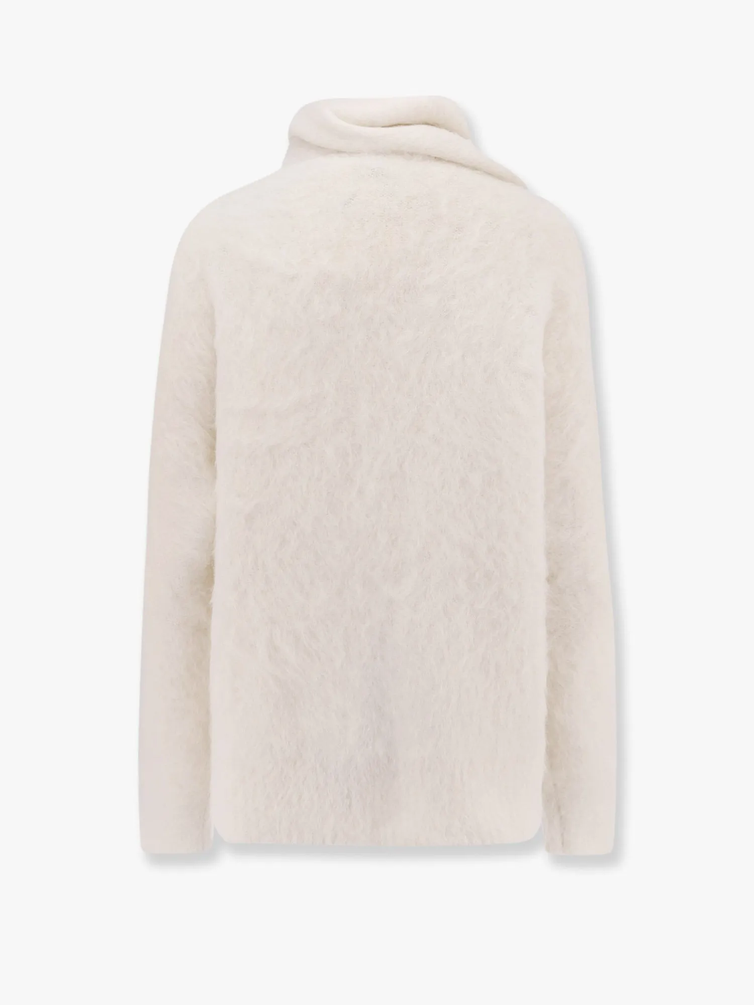 Draped-scarf alpaca blend sweater sold by Lord & Taylor product image thumbnail 4