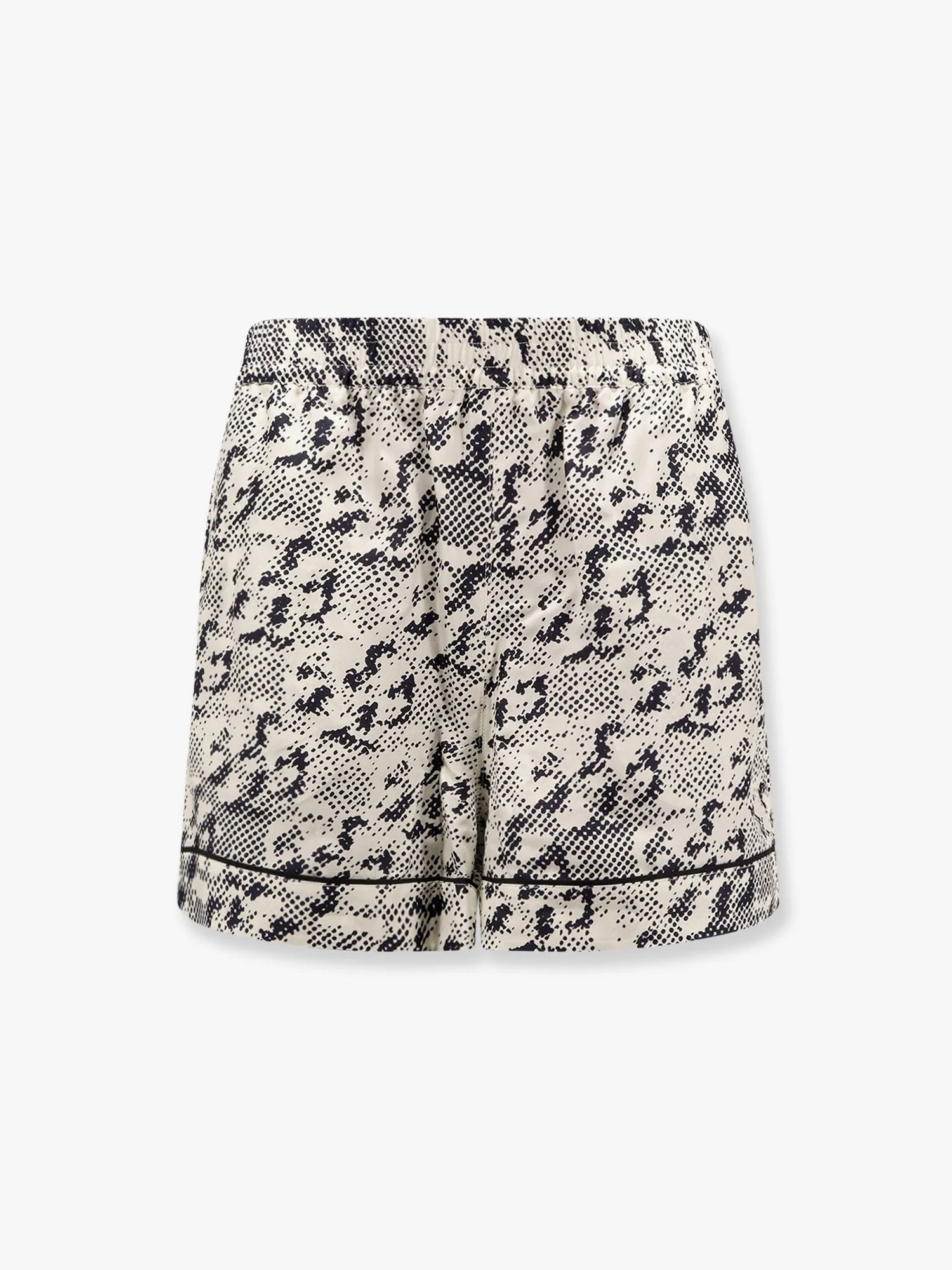 Silk Shorts with Pixelated Logo sold by Lord & Taylor