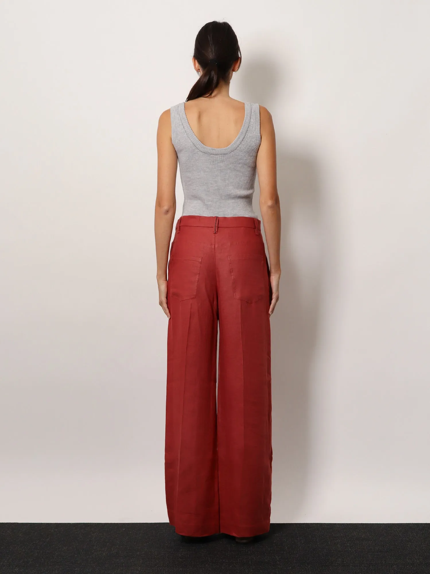 Cashmere and wool tank top with monili detail sold by Lord & Taylor product image thumbnail 3