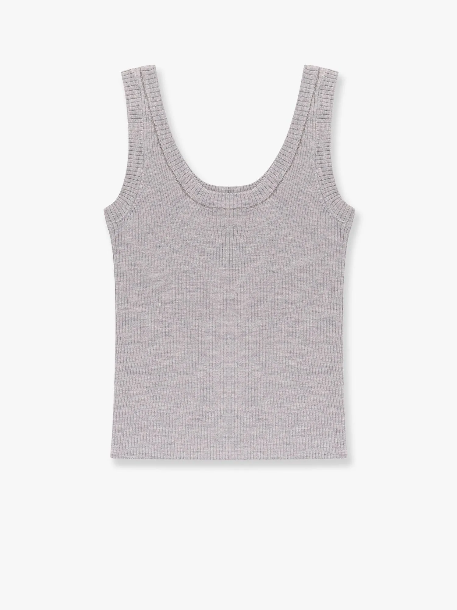 Cashmere and wool tank top with monili detail sold by Lord & Taylor product image thumbnail 4