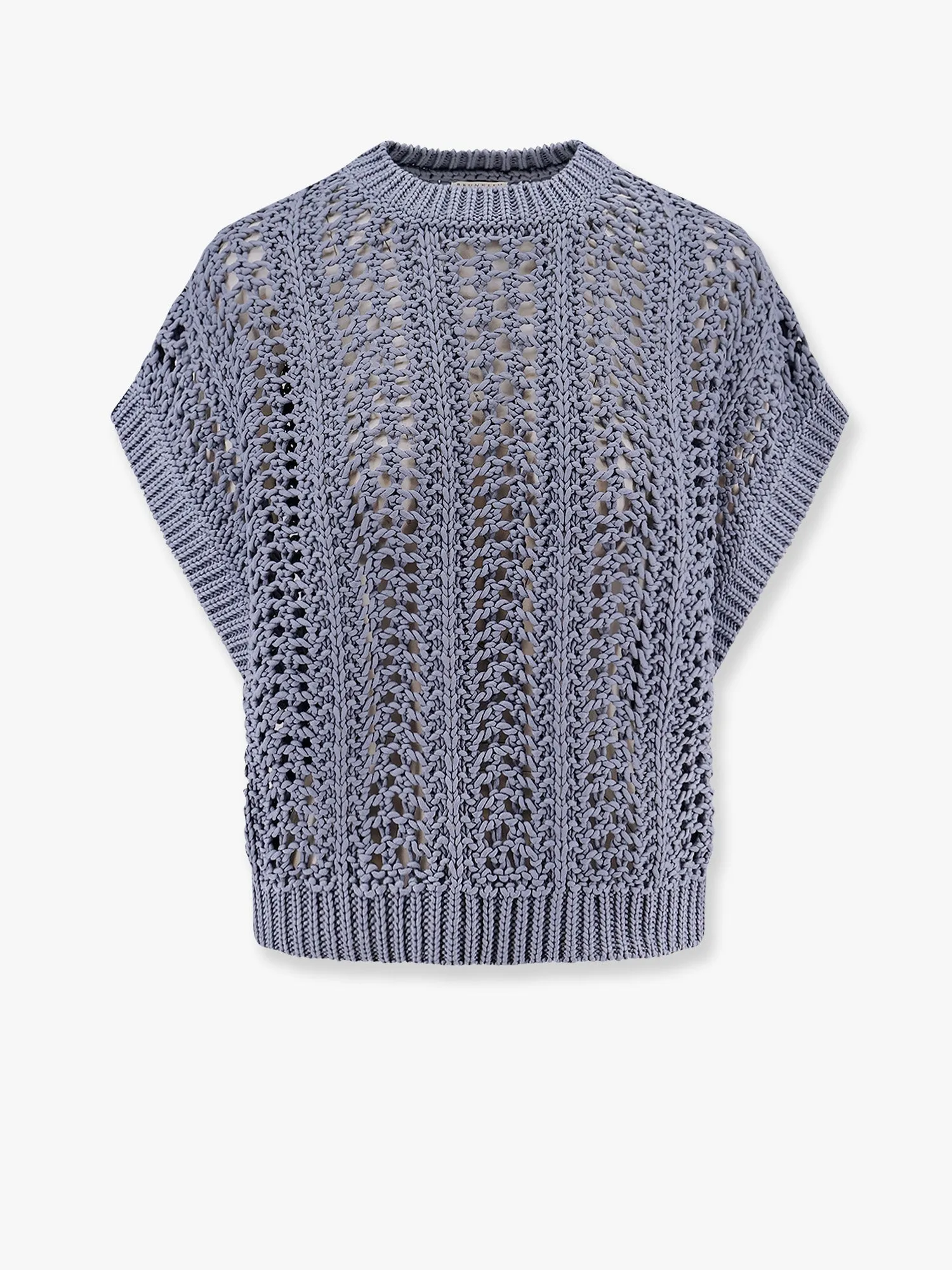 Cotton ribbed net sweater sold by Lord & Taylor