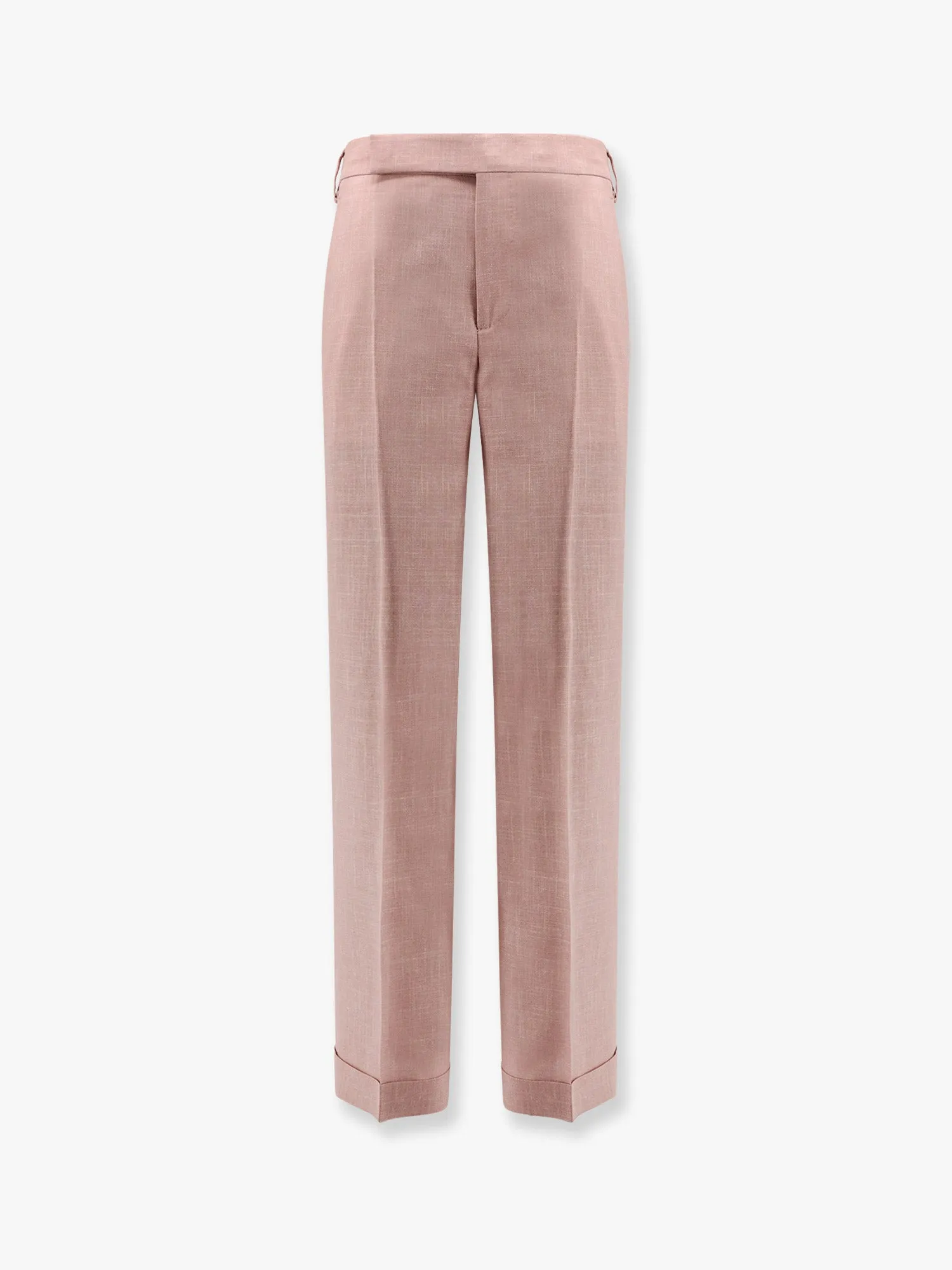 Wool, silk and linen trouser with fold sold by Lord & Taylor