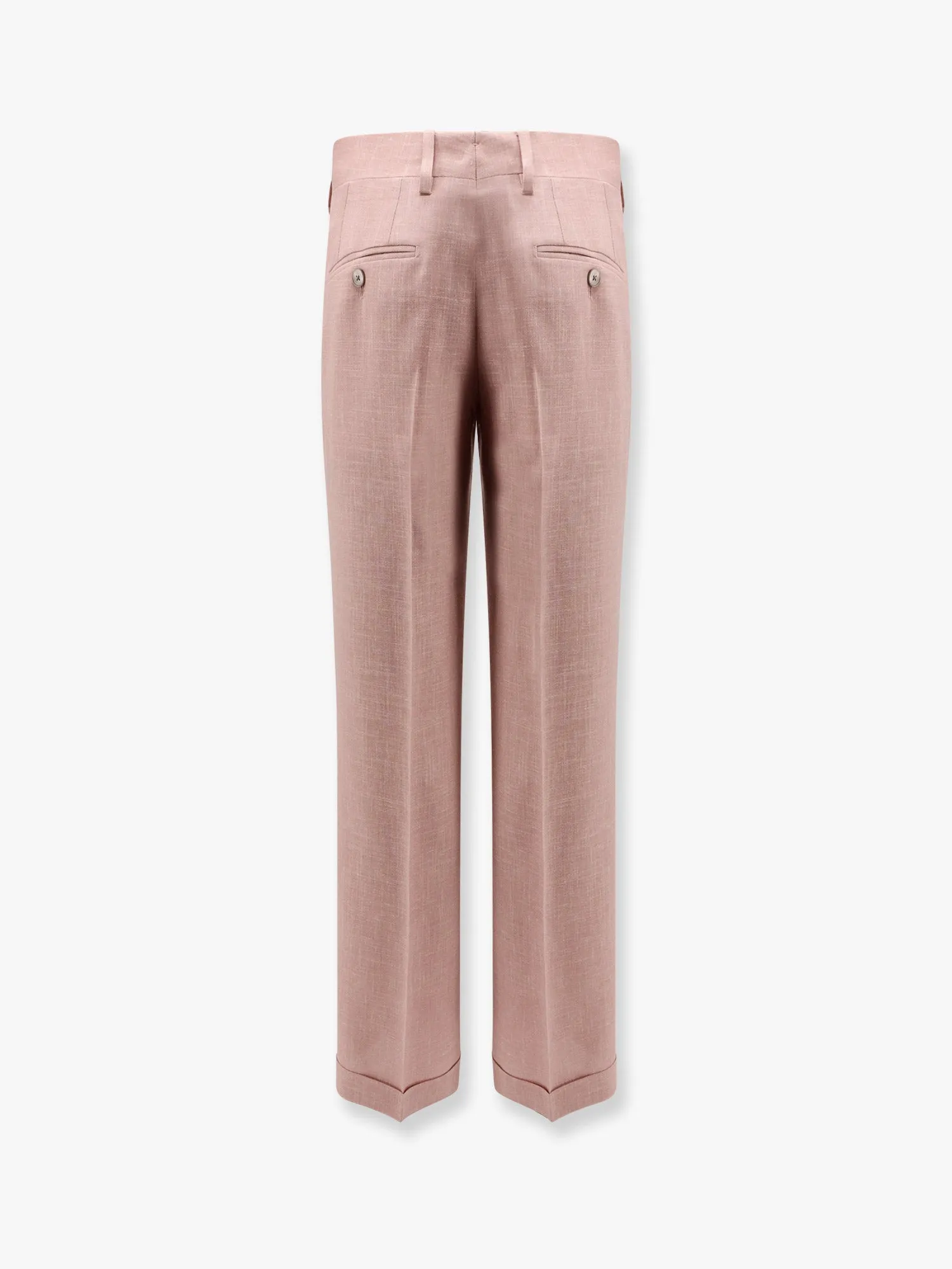 Wool, silk and linen trouser with fold sold by Lord & Taylor product image thumbnail 2