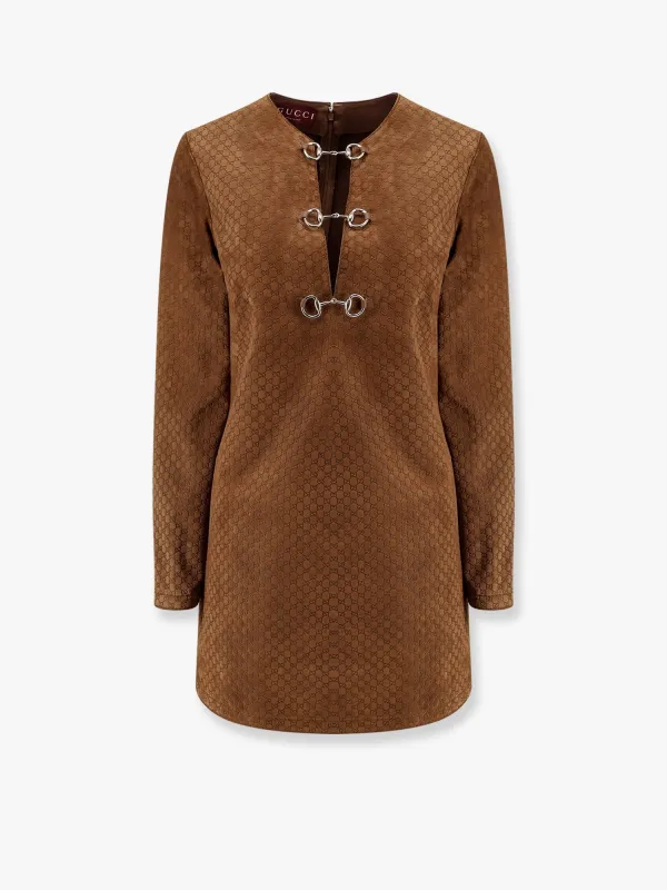 Suede Short Dress with GG Logo sold by Lord & Taylor