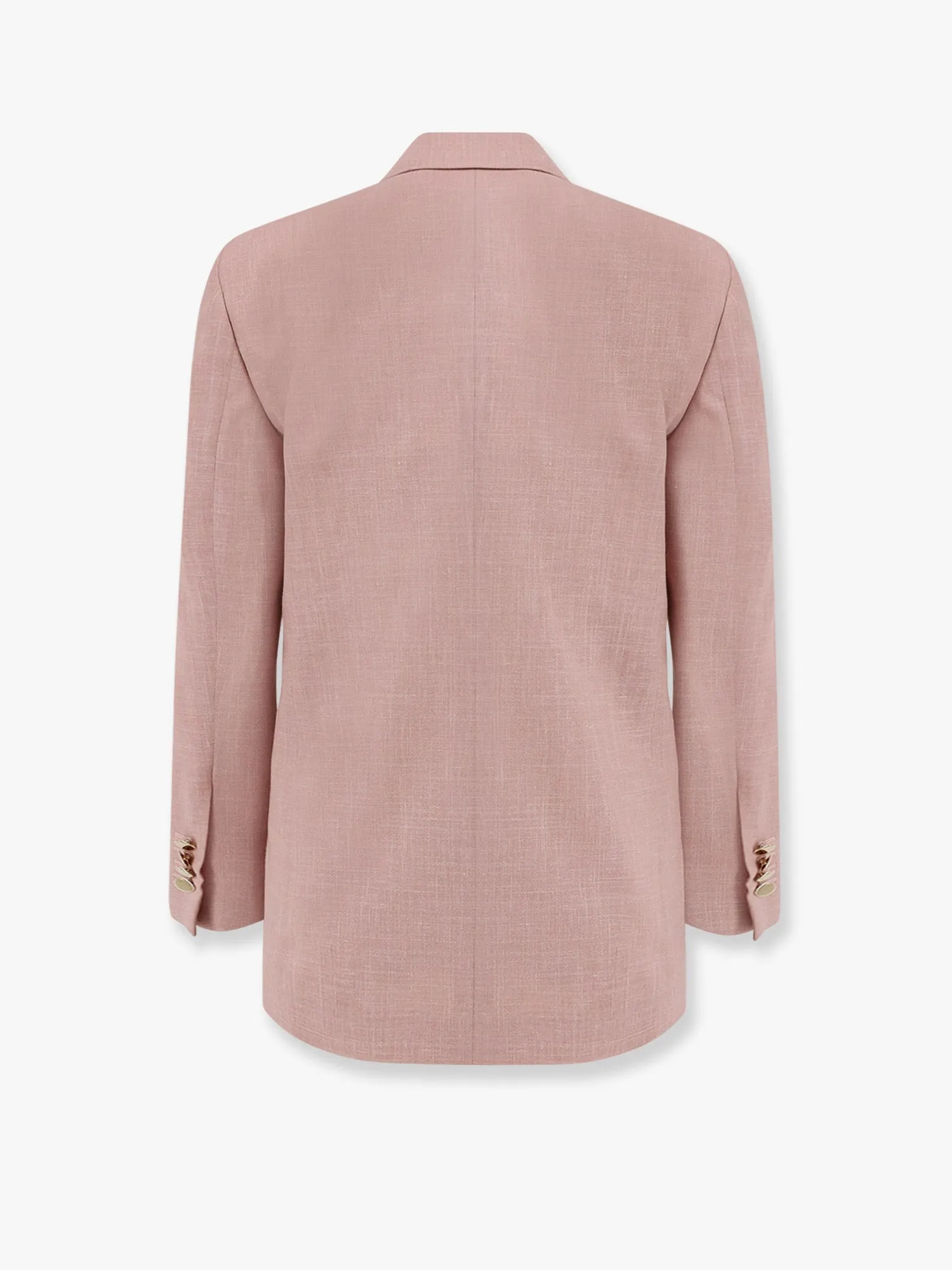 Double-breasted wool, silk and linen blazer with metal buttons sold by Lord & Taylor product image thumbnail 2