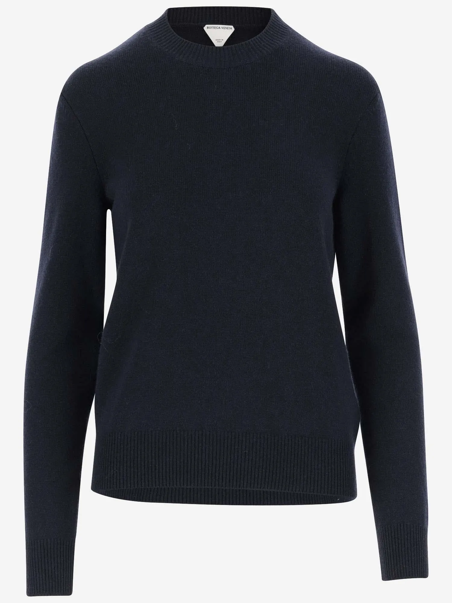 Cashmere Pullover with Woven Leather Detail sold by Lord & Taylor