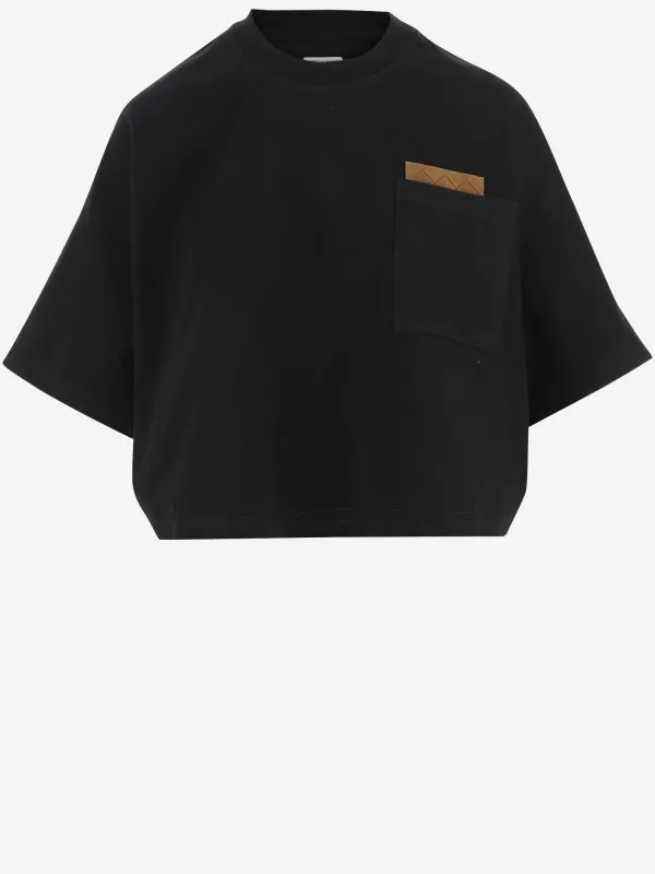 Cotton Jersey Short T-Shirt made by Bottega Veneta