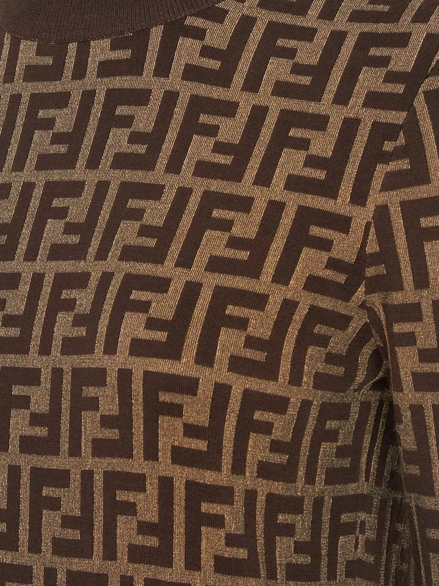 Cotton sweater with ff motif sold by Lord & Taylor product image thumbnail 5