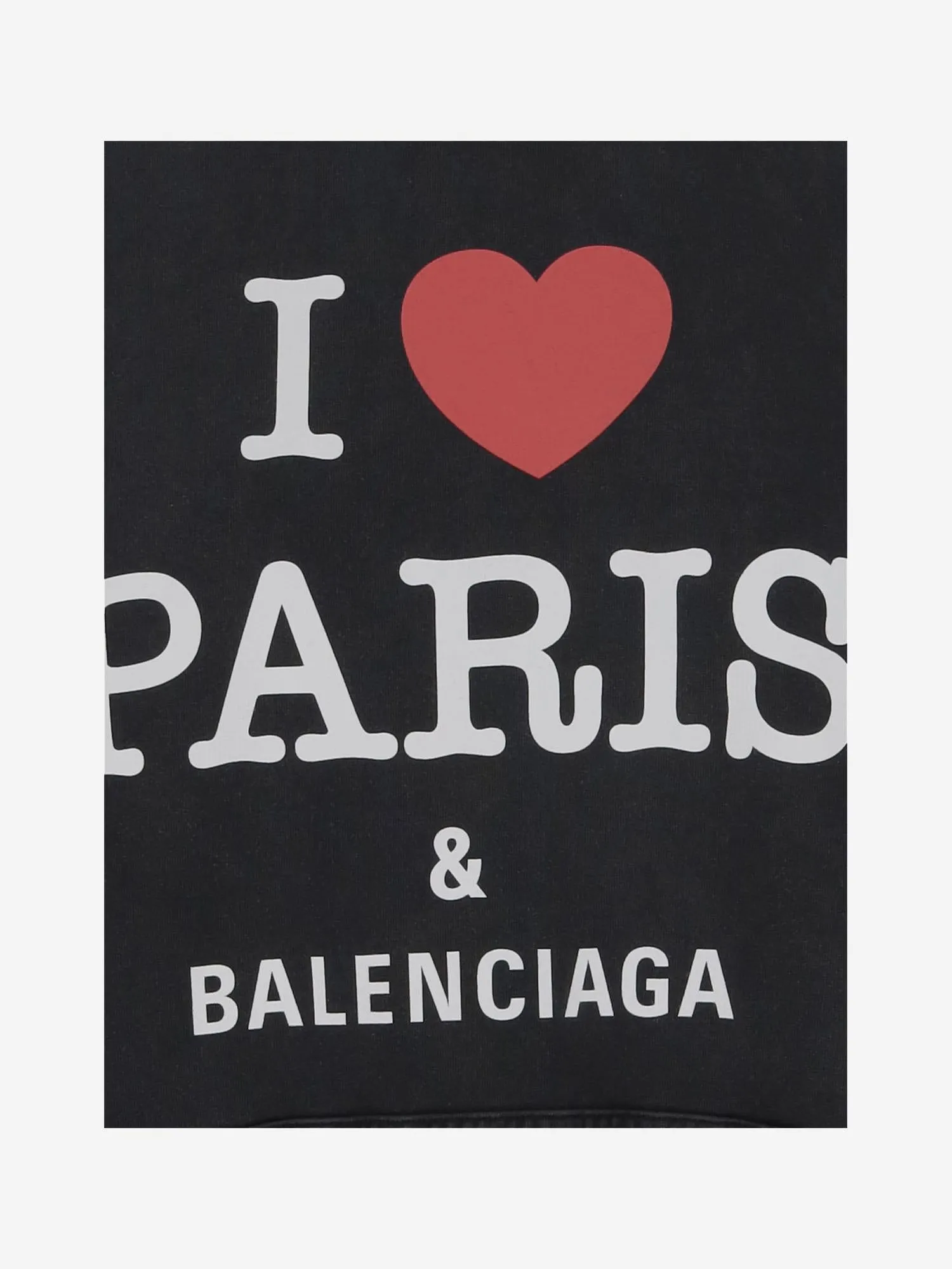 I LOVE PARIS & BALENCIAGA COTTON SWEATSHIRT sold by Lord & Taylor product image thumbnail 3