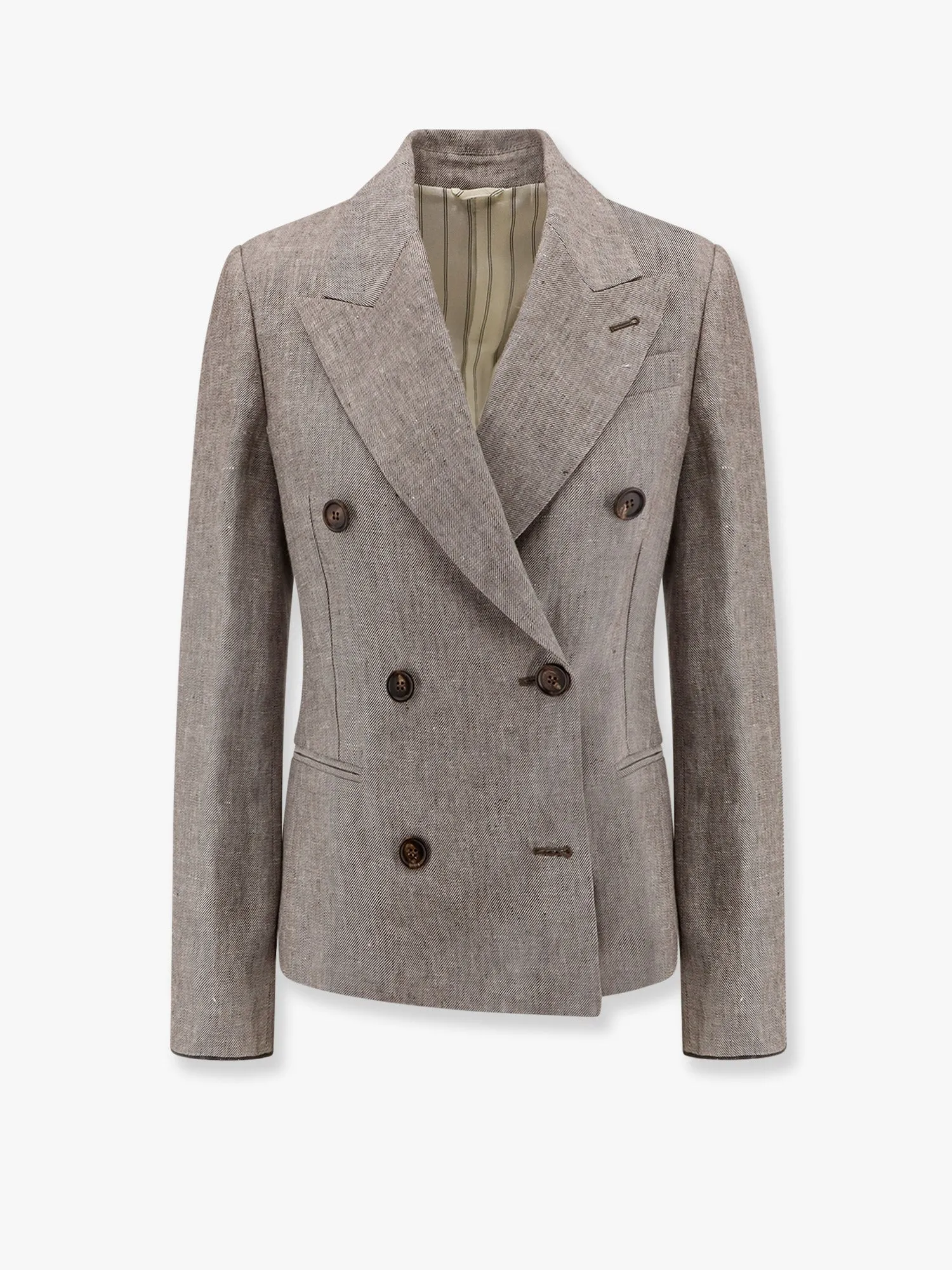 Double-Breasted Hemp and Linen Blazer sold by Lord & Taylor