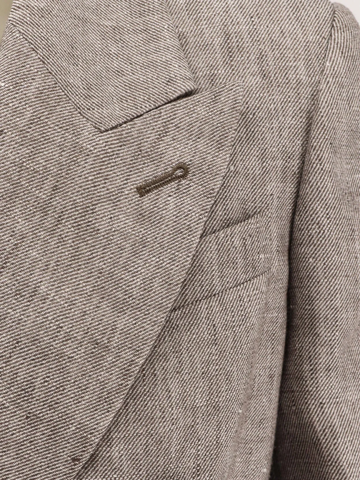 Double-Breasted Hemp and Linen Blazer sold by Lord & Taylor product image thumbnail 3