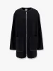 Wool blend coat with lateral slits sold by Lord & Taylor