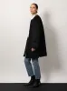 Wool blend coat with lateral slits sold by Lord & Taylor