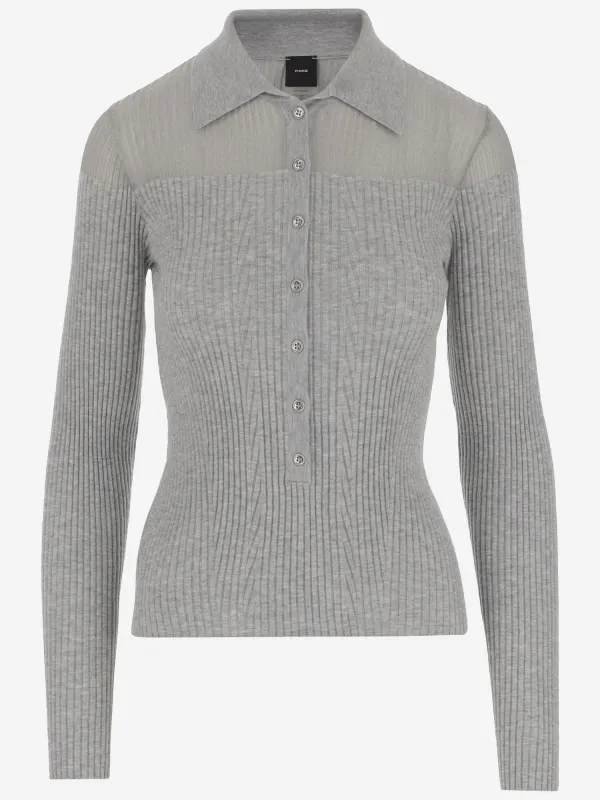 WOOL BLEND POLO SHIRT sold by Lord & Taylor