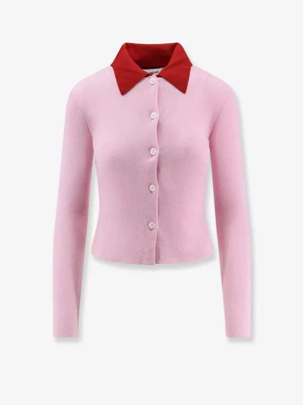 Wool Cardigan with Contrasting Collar sold by Lord & Taylor