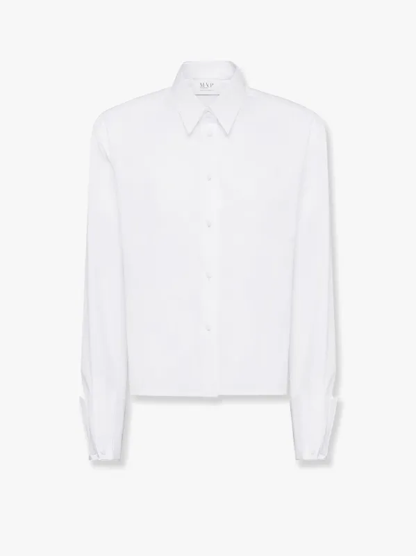 Tessa Cotton Shirt with Maxi Cuffs sold by Lord & Taylor