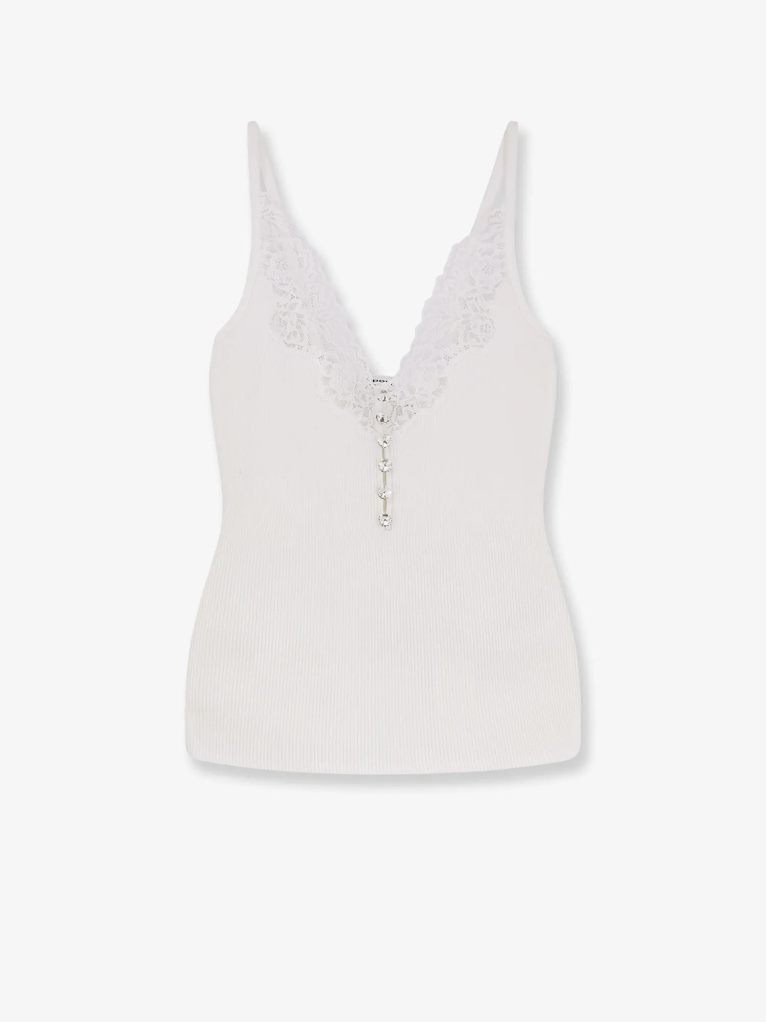 Viscose Top with Lace Inserts sold by Lord & Taylor