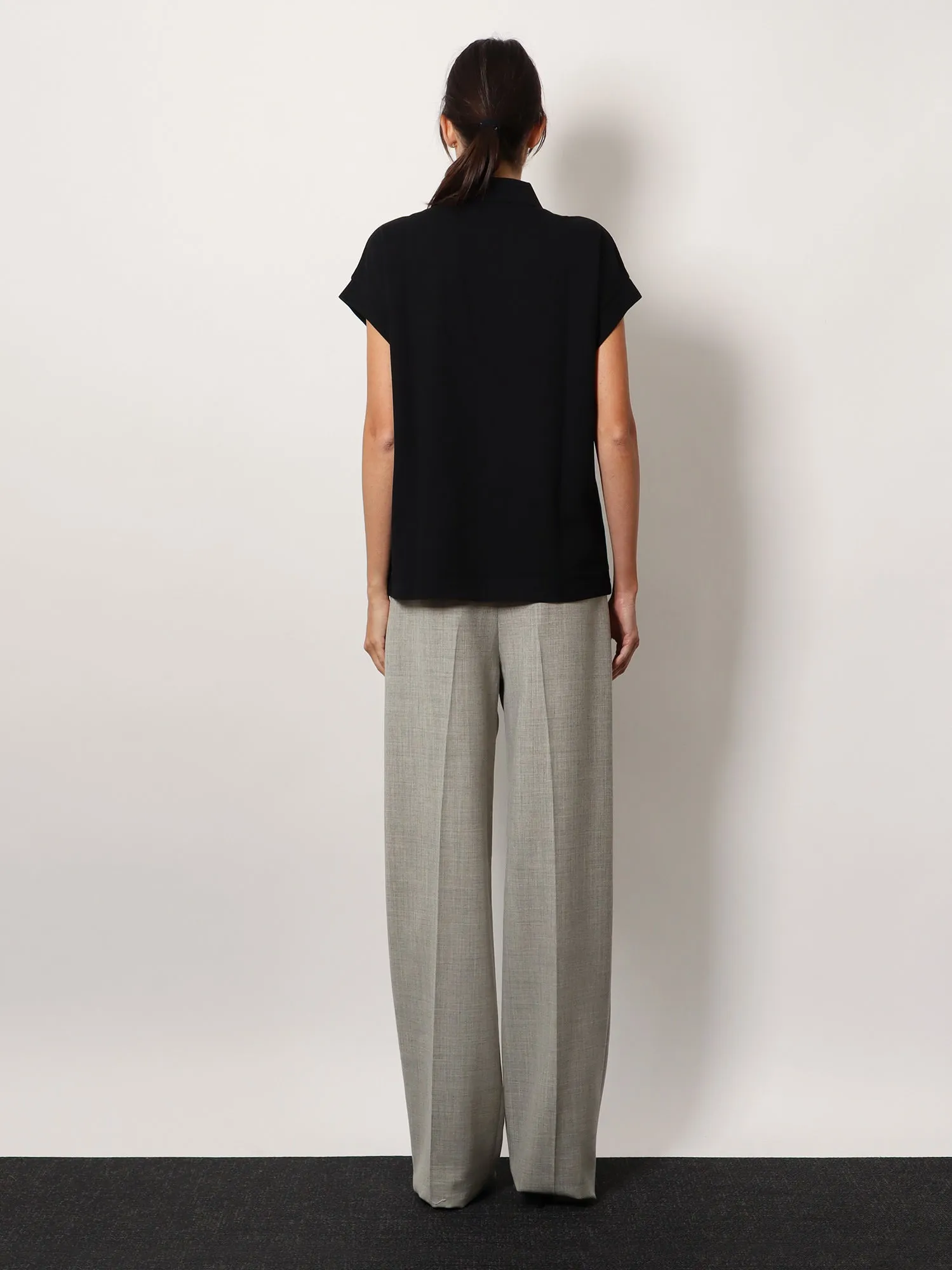 Cotton blend polo shirt with logo sold by Lord & Taylor product image thumbnail 3