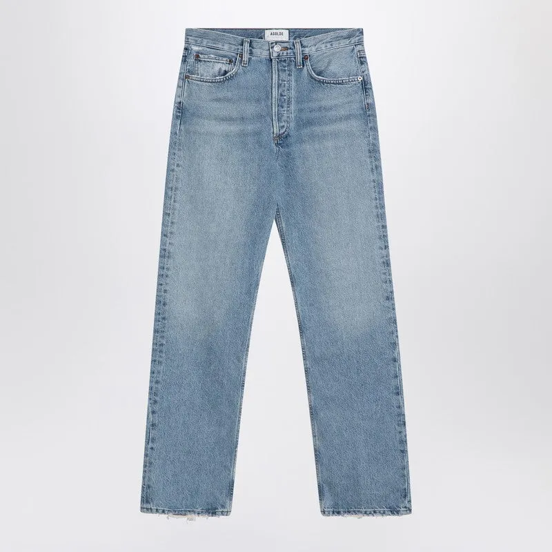 AGOLDE Light blue jeans in regenerated denim sold by Lord & Taylor