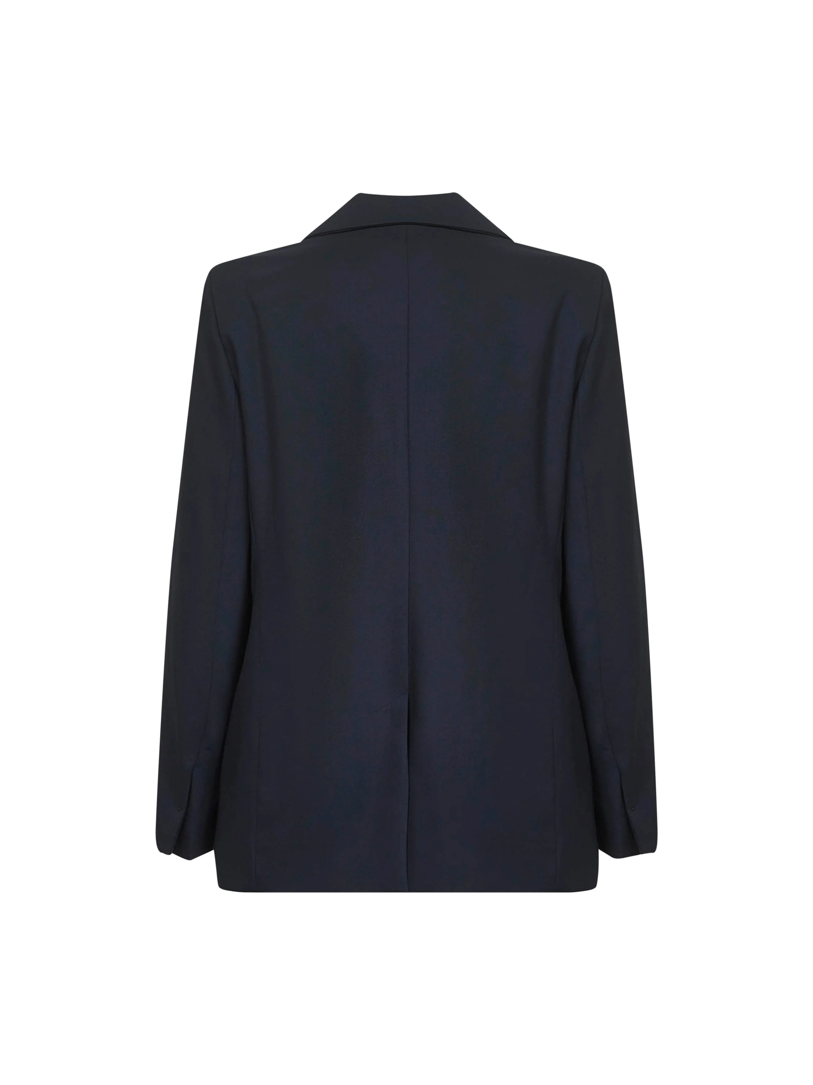Blue Crepe Wool Twill Blazer sold by Lord & Taylor product image thumbnail 2