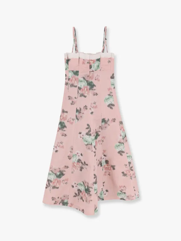 Linen-Blend Long Floral Dress sold by Lord & Taylor