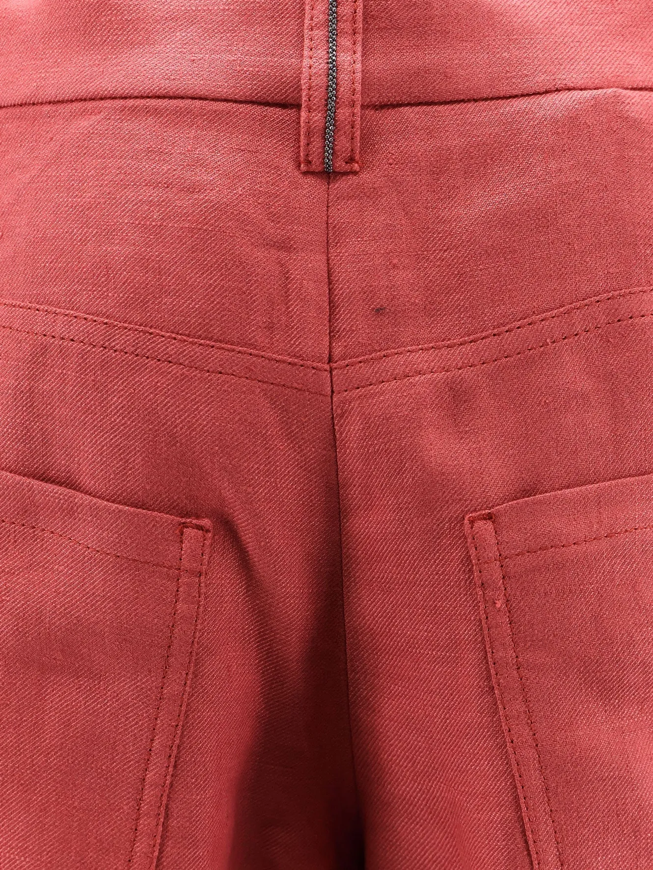 Hemp and linen trousers with monili detail sold by Lord & Taylor product image thumbnail 5