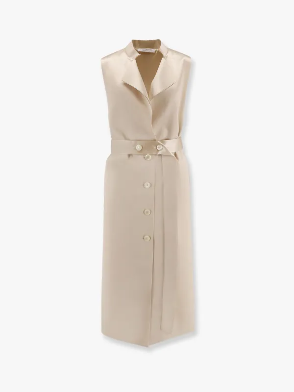 Belted Satin Vest Dress sold by Lord & Taylor