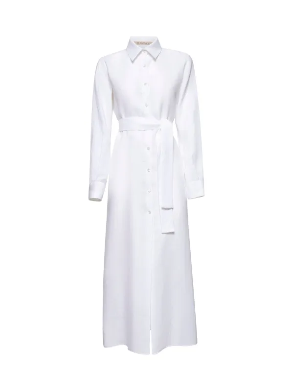 White Linen Cridio Shirt Dress sold by Lord & Taylor