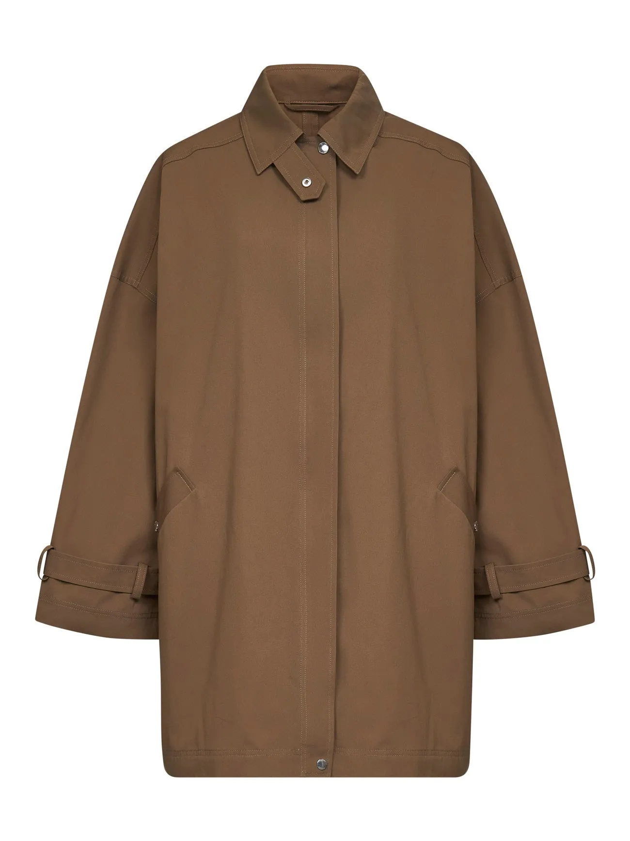 Hazel Organic Cotton Oversized Trench Jacket sold by Lord & Taylor product image thumbnail 2