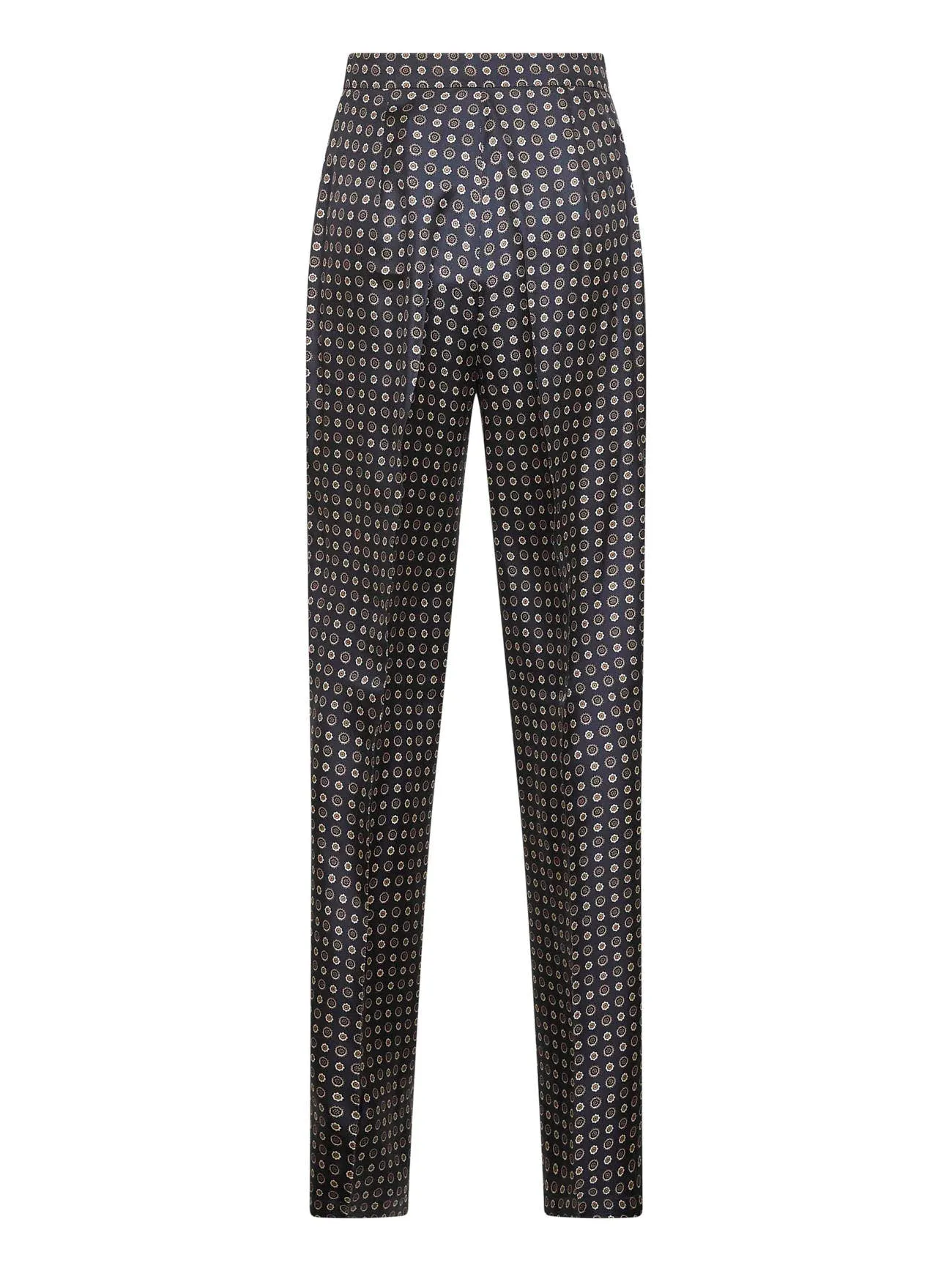 Blue Printed Twill Fauna Trousers sold by Lord & Taylor product image thumbnail 3