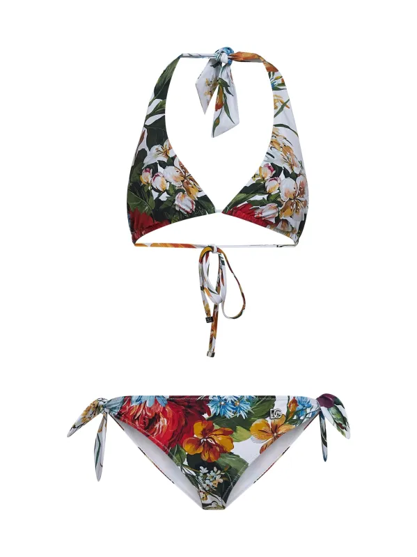 Flower Print Triangle Bikini sold by Lord & Taylor