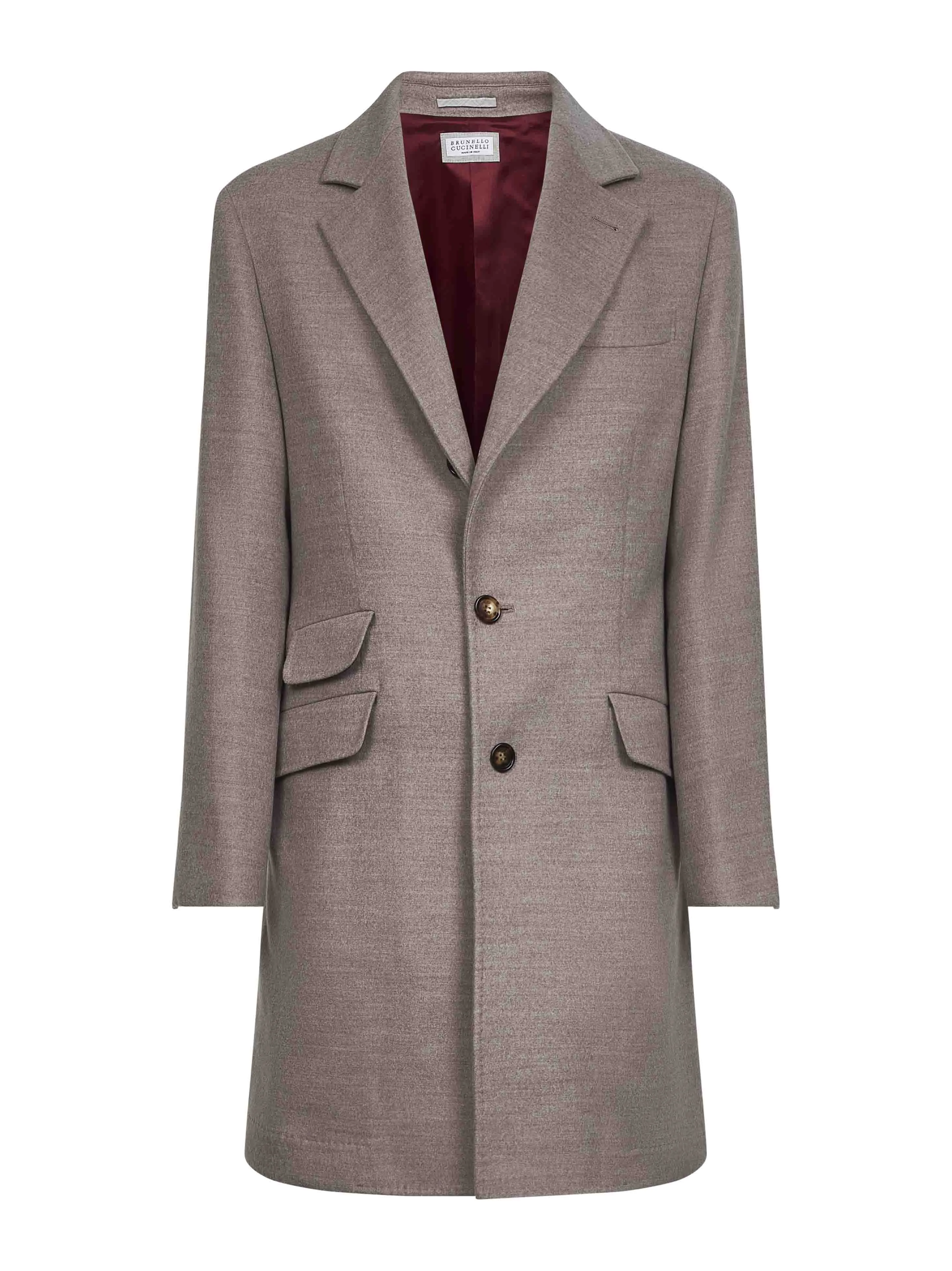 Clay Wool Single-Breasted Coat sold by Lord & Taylor