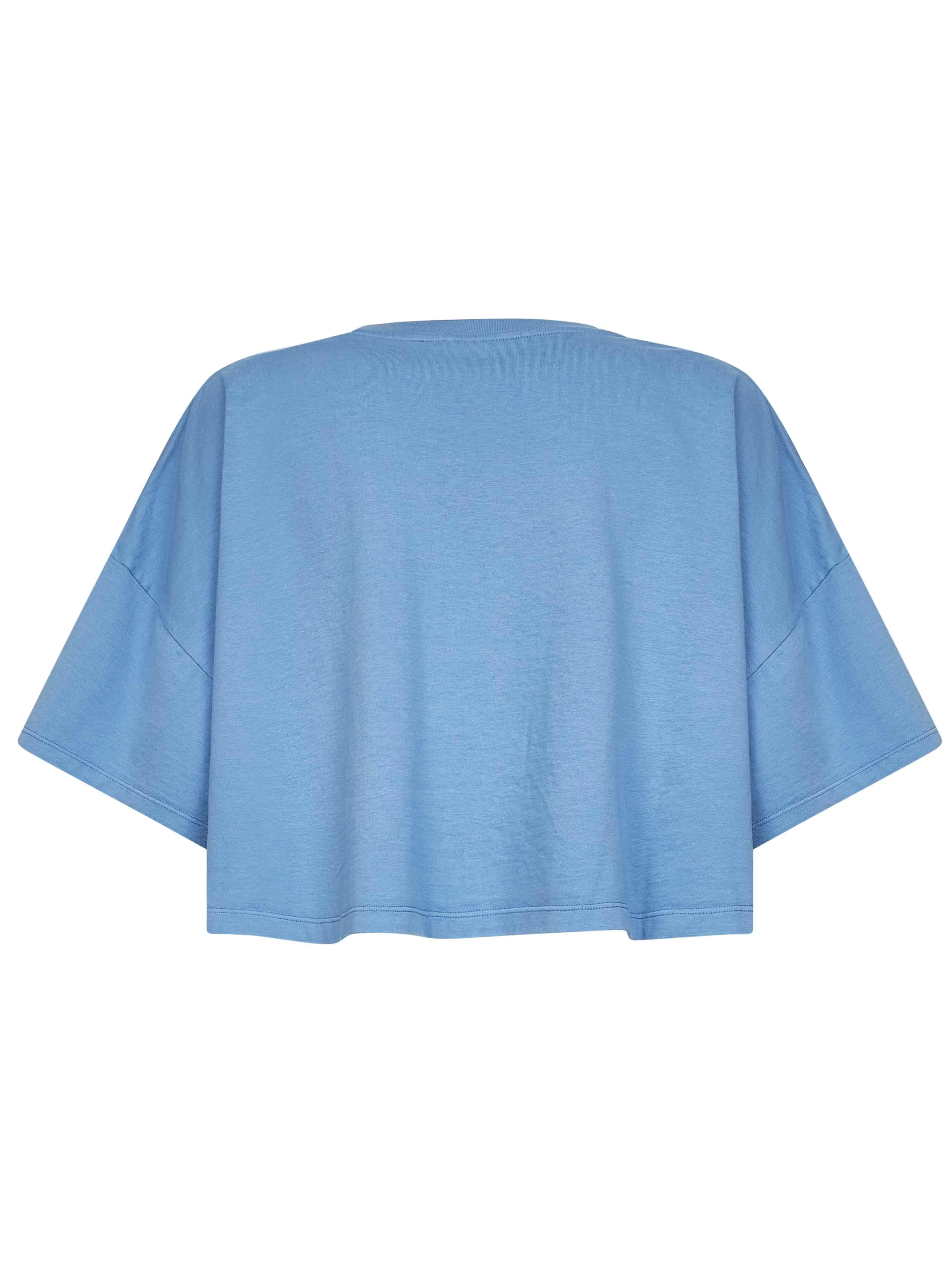 Light Blue Cropped Logo T-Shirt sold by Lord & Taylor product image thumbnail 4