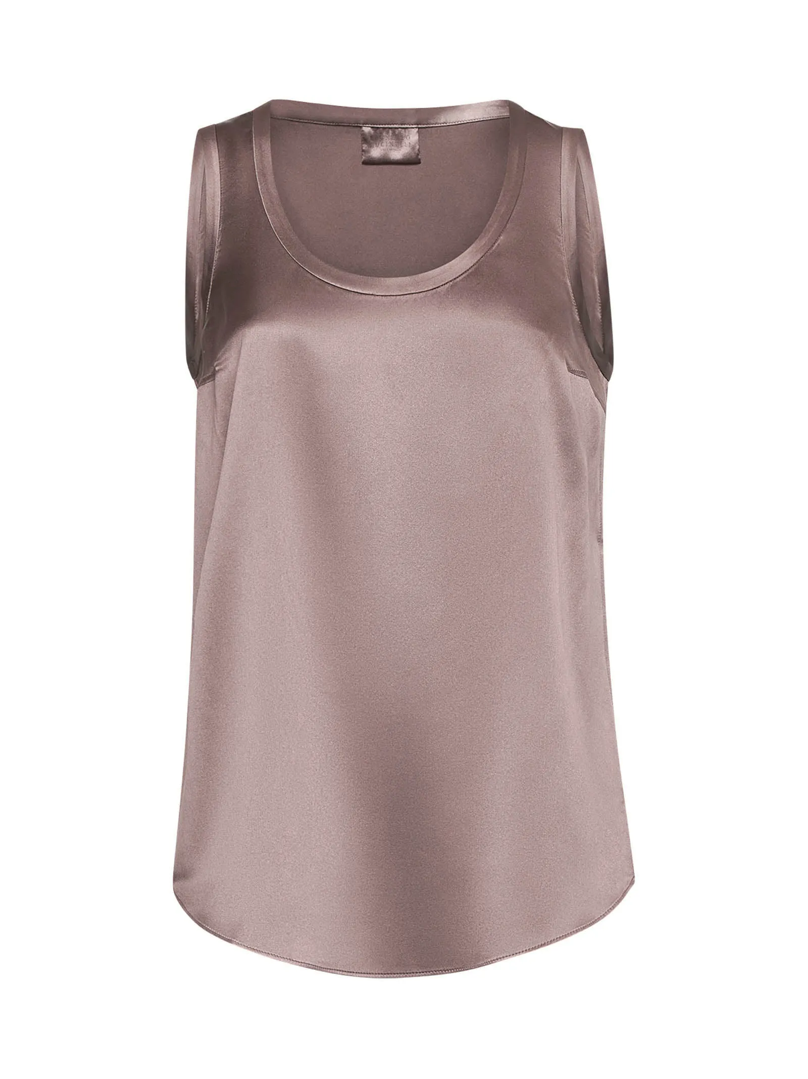 Brown Satin Reversible Top sold by Lord & Taylor