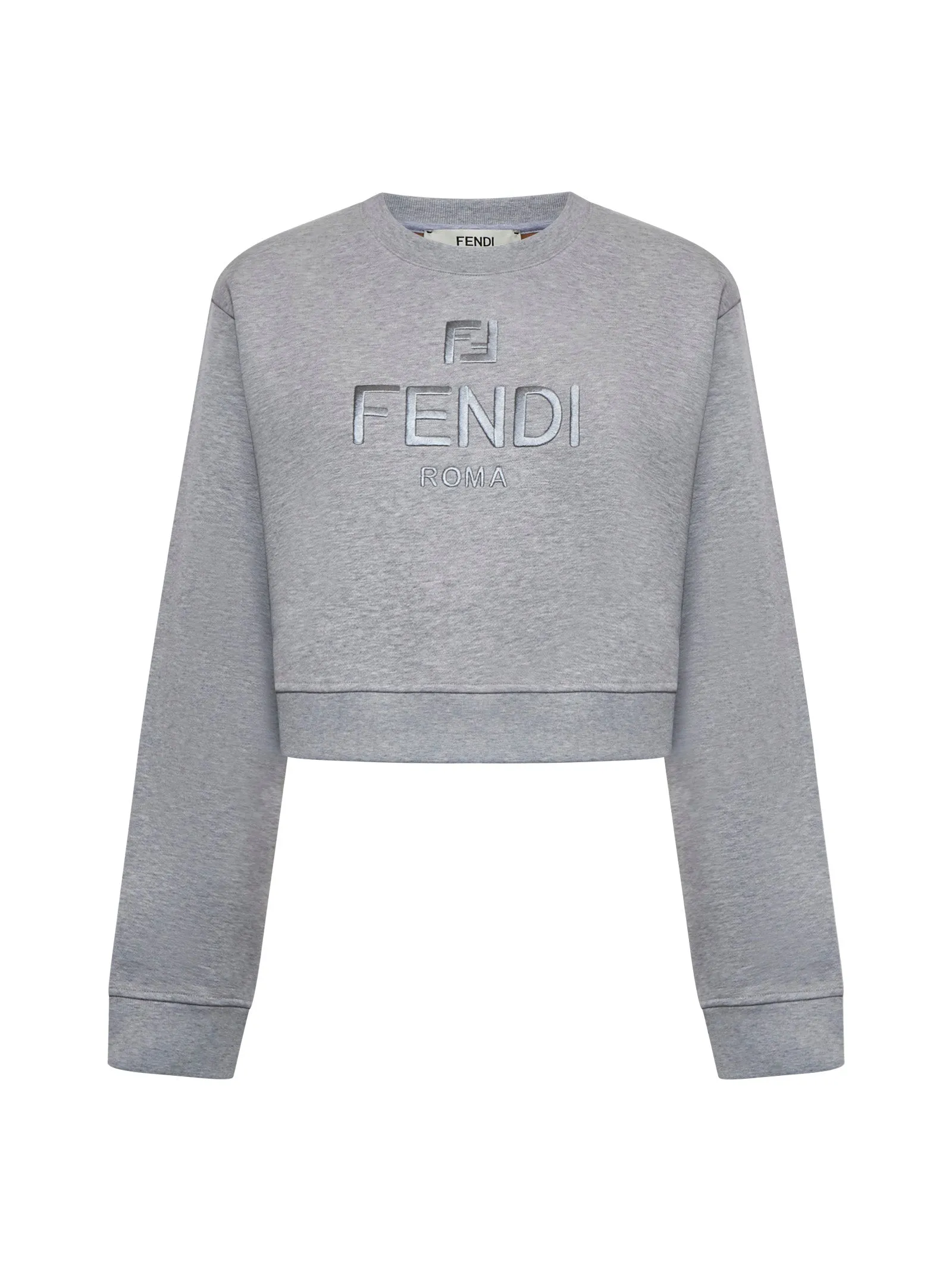 Fendi Logo Cotton Cropped Sweatshirt sold by Lord & Taylor