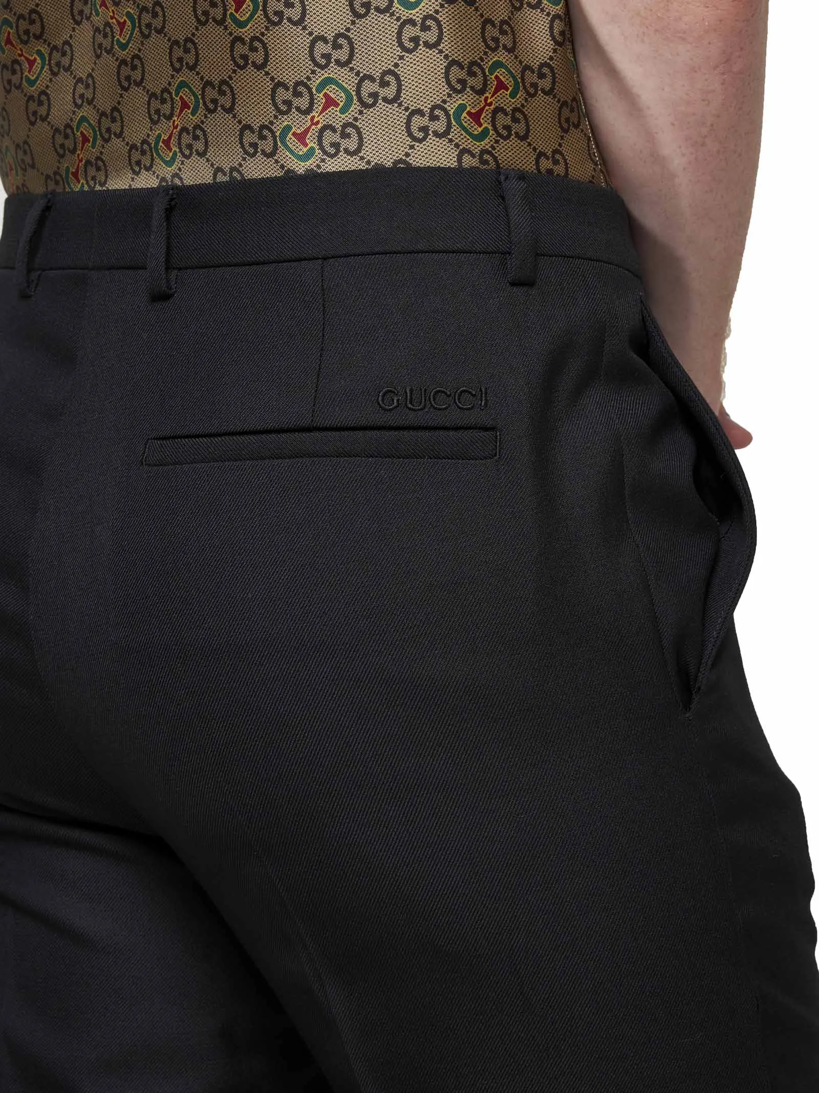Gucci Wool-Blend Tailored Trousers sold by Lord & Taylor product image thumbnail 5