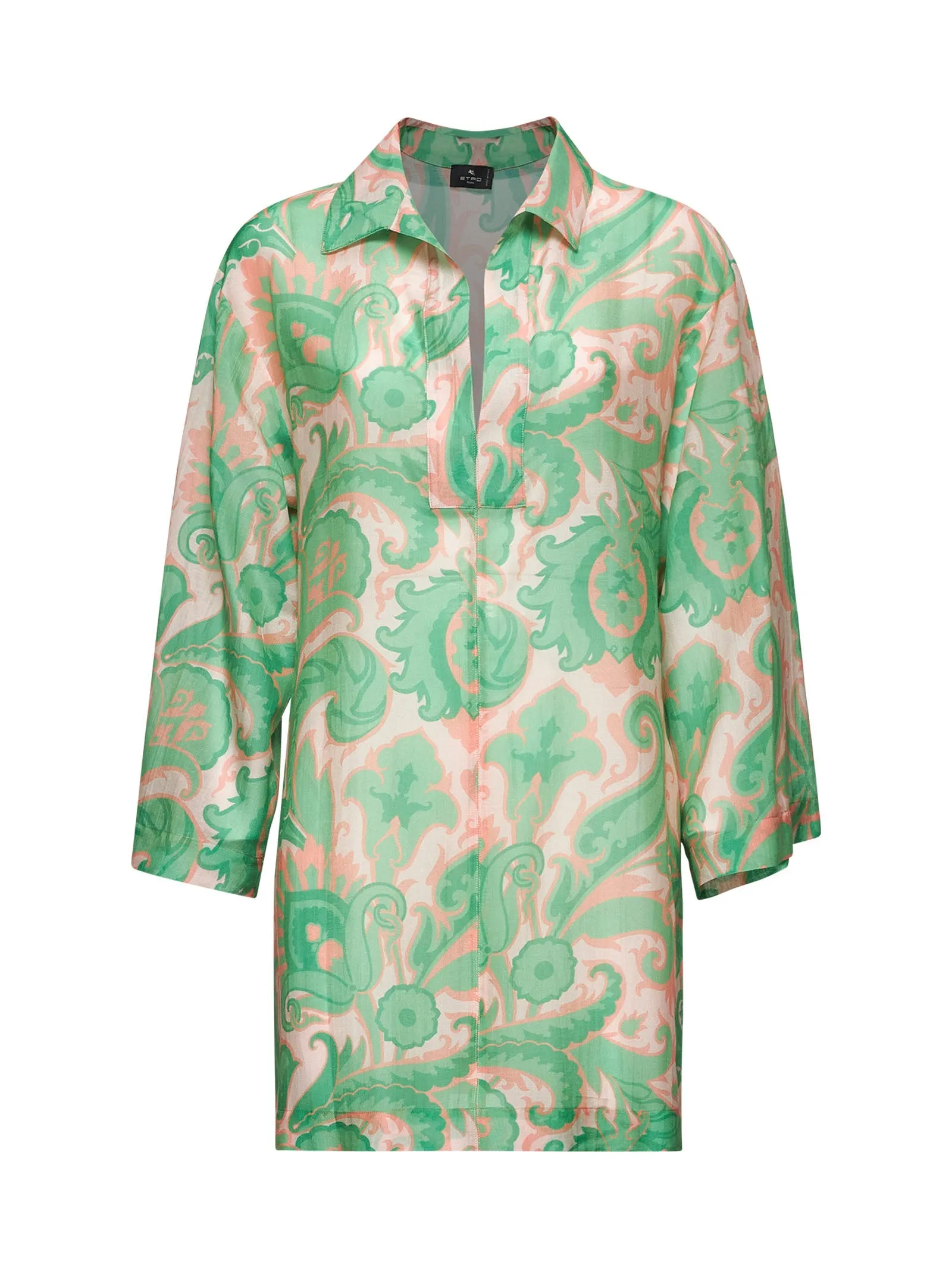 Paisley Print Cotton and Silk Blouse sold by Lord & Taylor