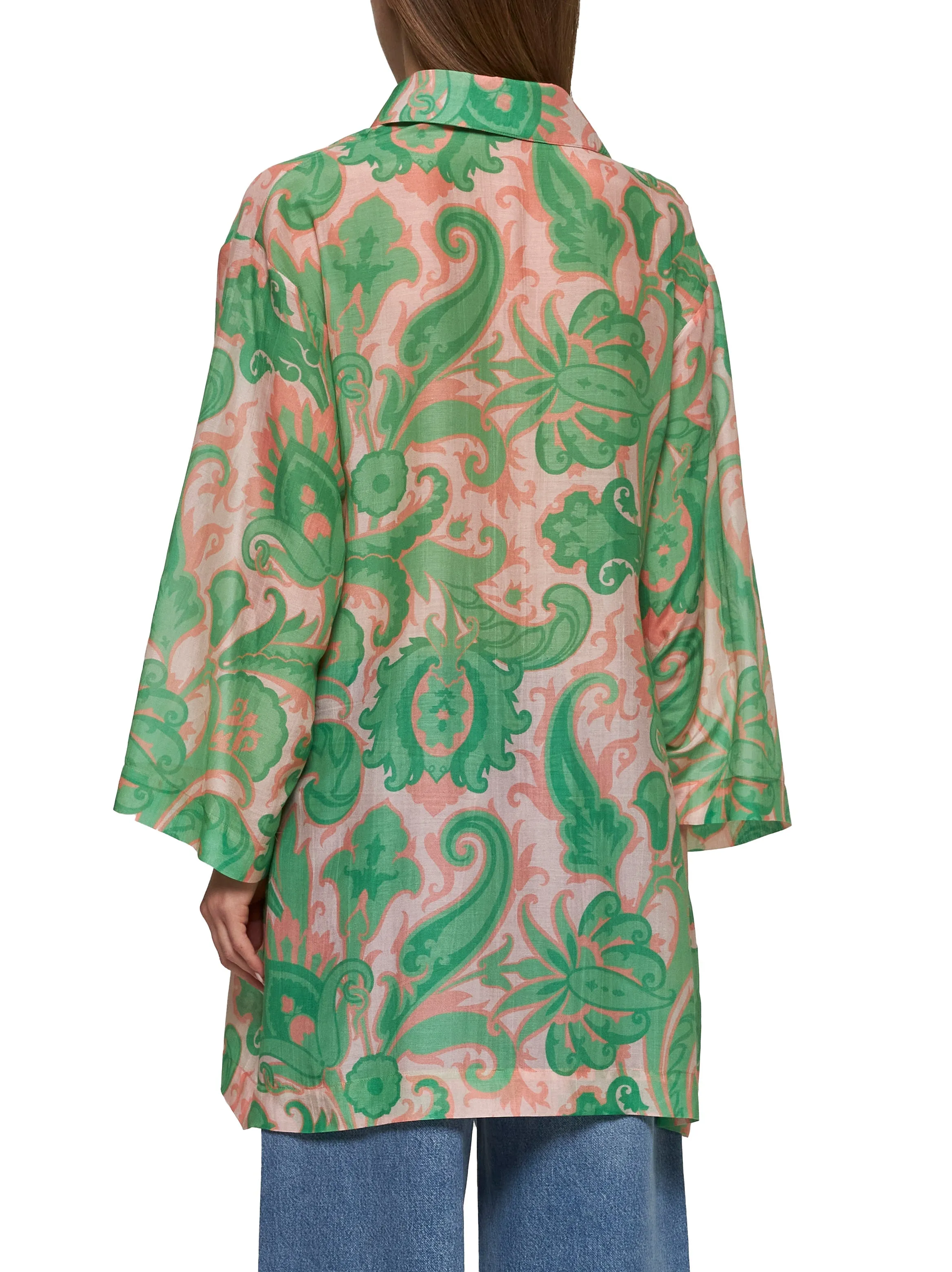 Paisley Print Cotton and Silk Blouse sold by Lord & Taylor product image thumbnail 4