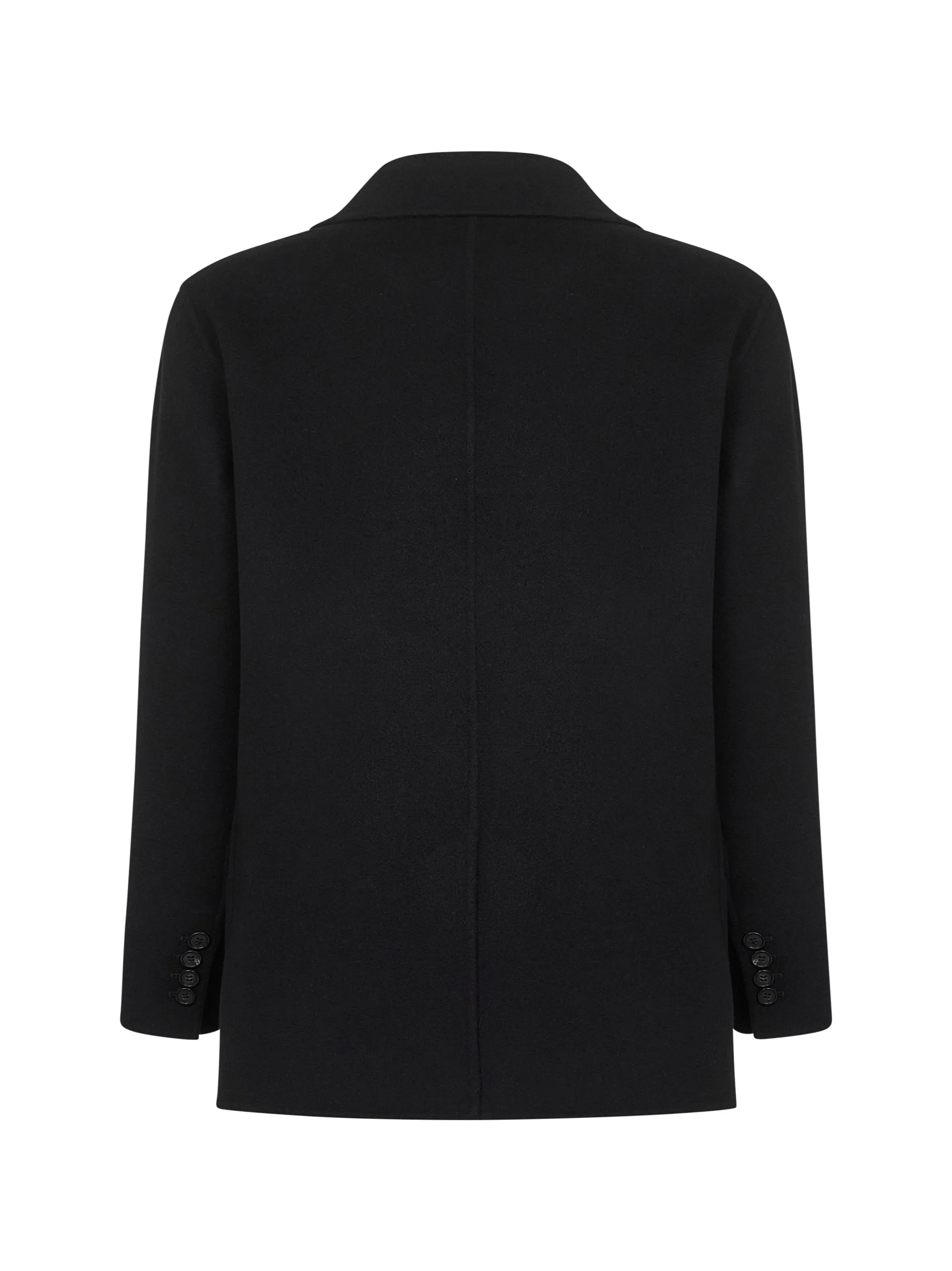 Max Mara Black Double Broadcloth Lukas Jacket sold by Lord & Taylor product image thumbnail 2