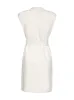 White Knit ABETE Long Vest sold by Lord & Taylor