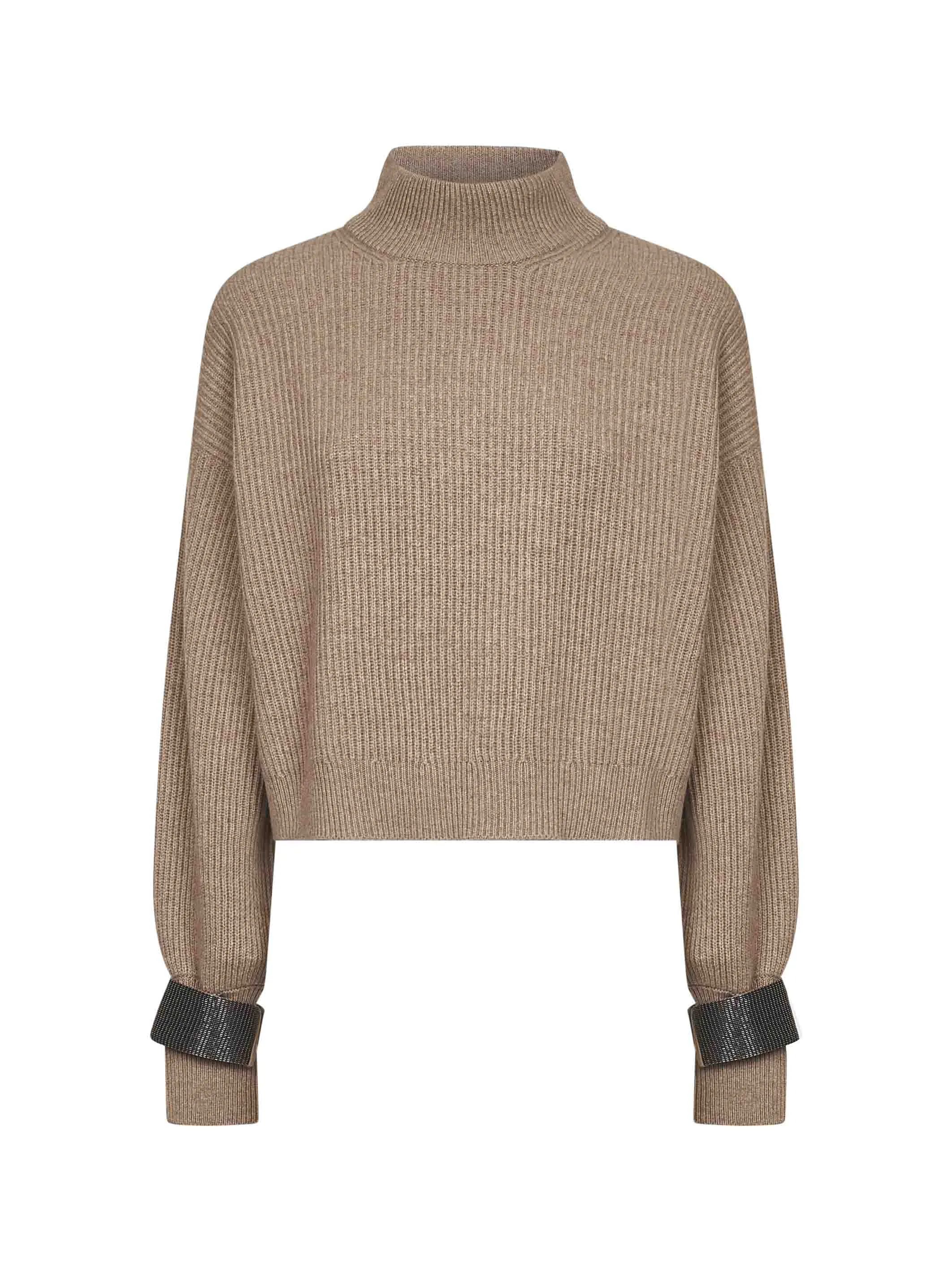 Brown Cashmere Cropped Sweater sold by Lord & Taylor