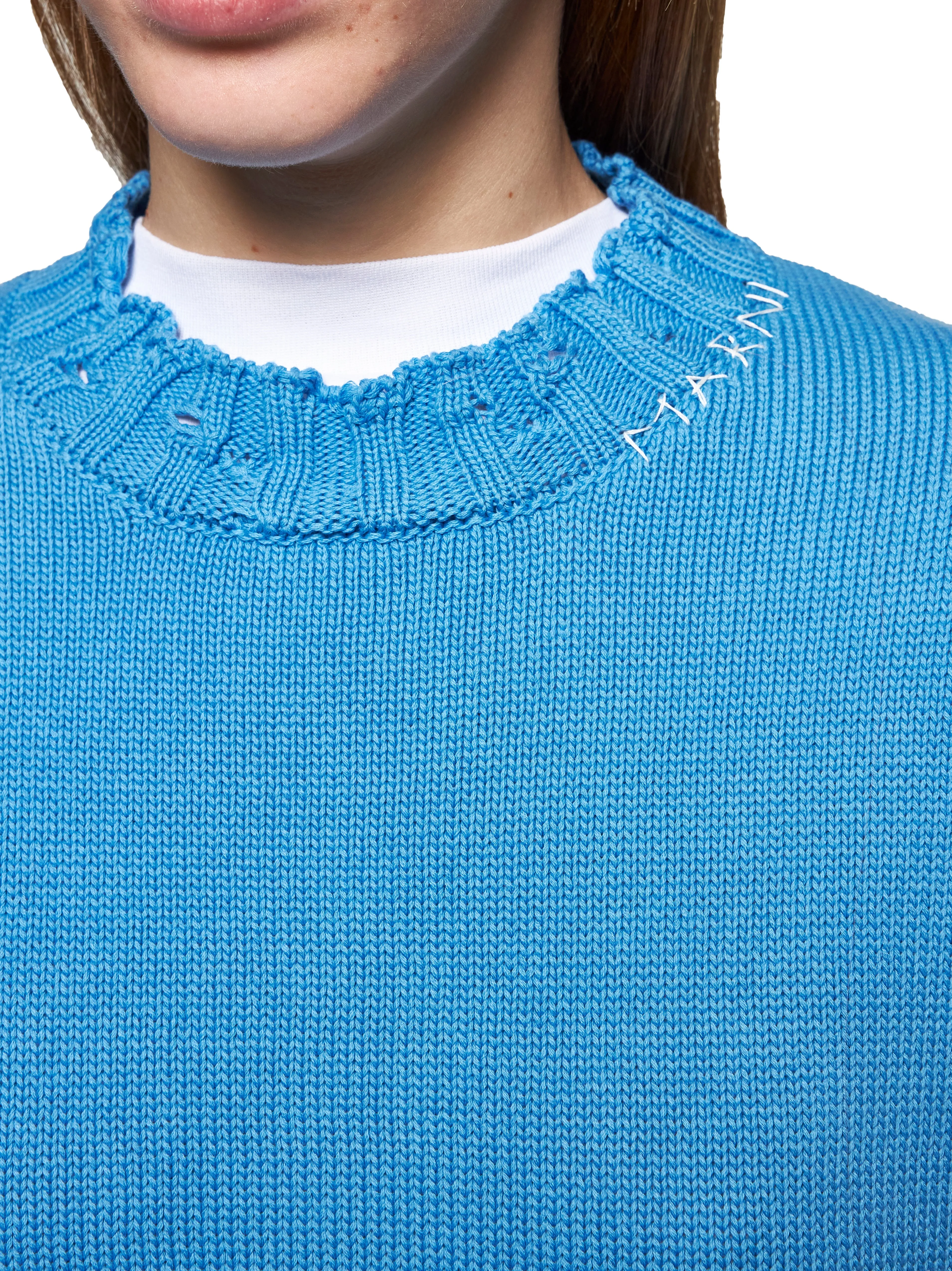 Marni Blue Vest Sweater sold by Lord & Taylor product image thumbnail 5