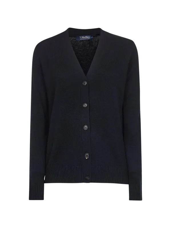 Blue Wool Knit Apollo Cardigan sold by Lord & Taylor