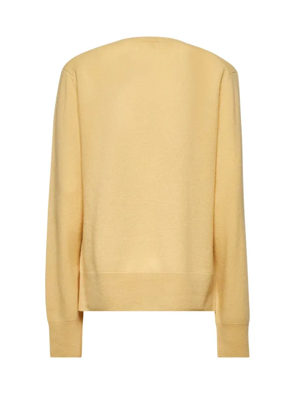 Yellow Cashmere Crewneck Sweater sold by Lord & Taylor