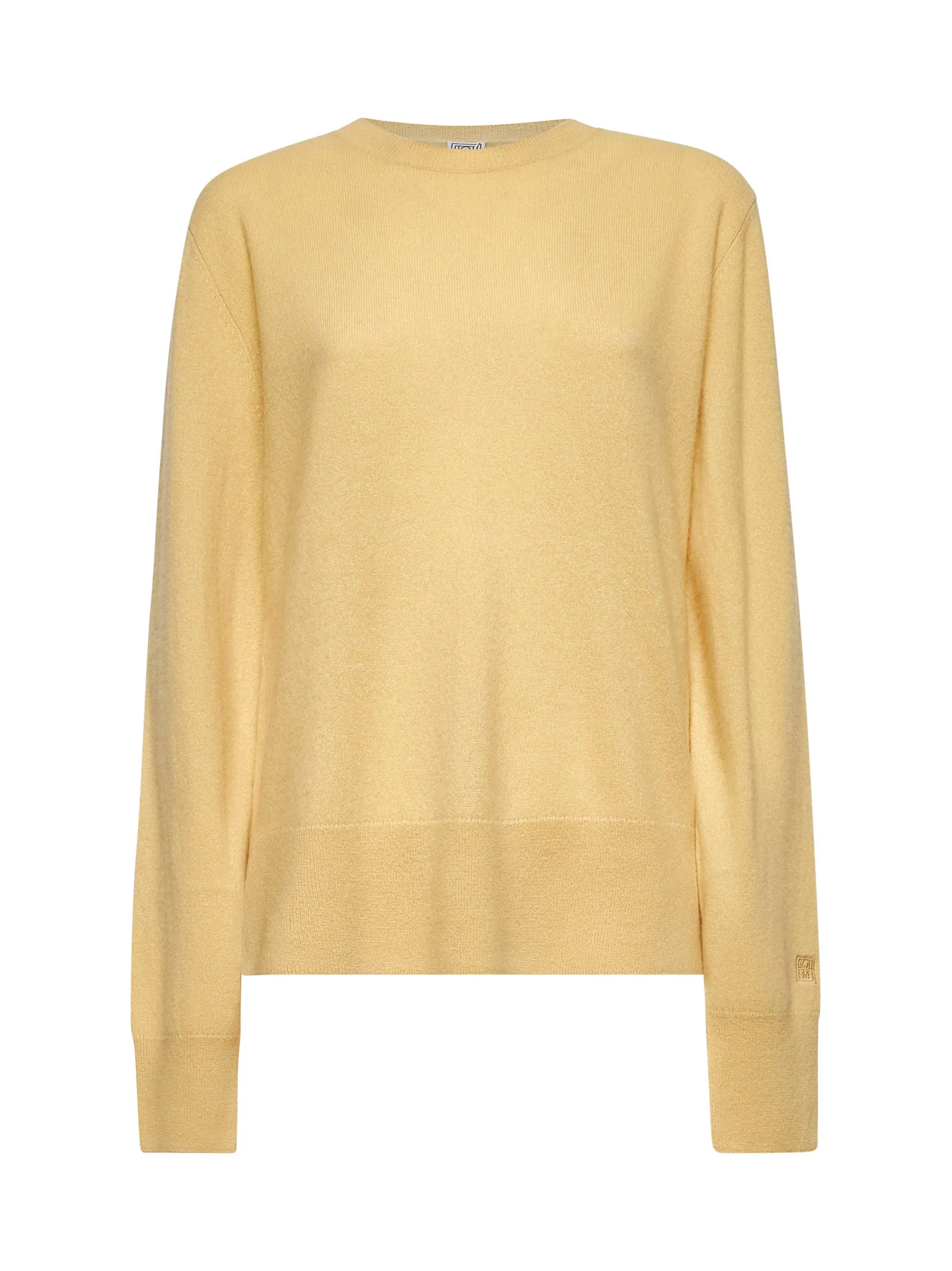 Yellow Cashmere Crewneck Sweater sold by Lord & Taylor product image thumbnail 3