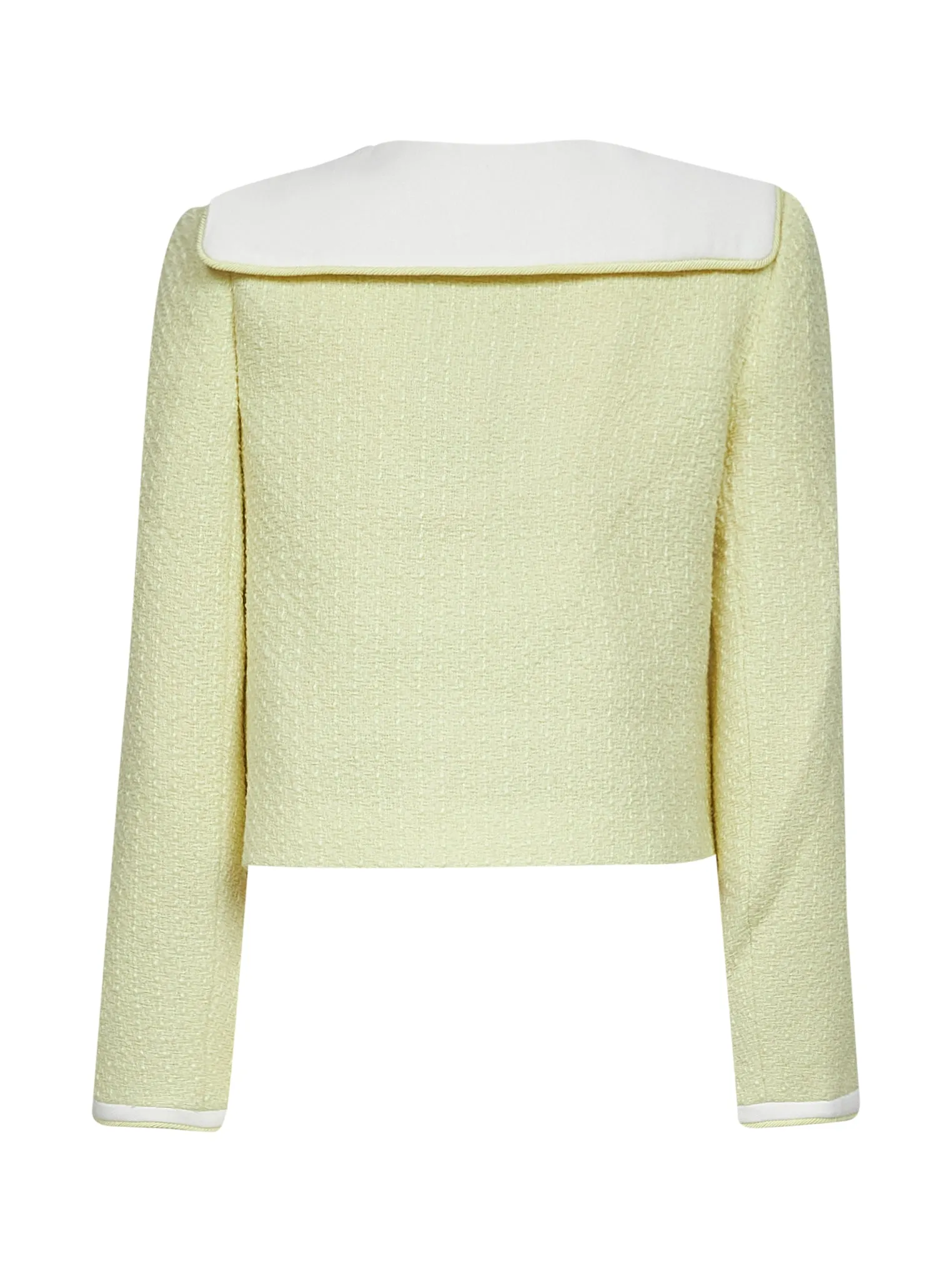 Yellow Wool Blend Bouclé Jacket sold by Lord & Taylor product image thumbnail 2