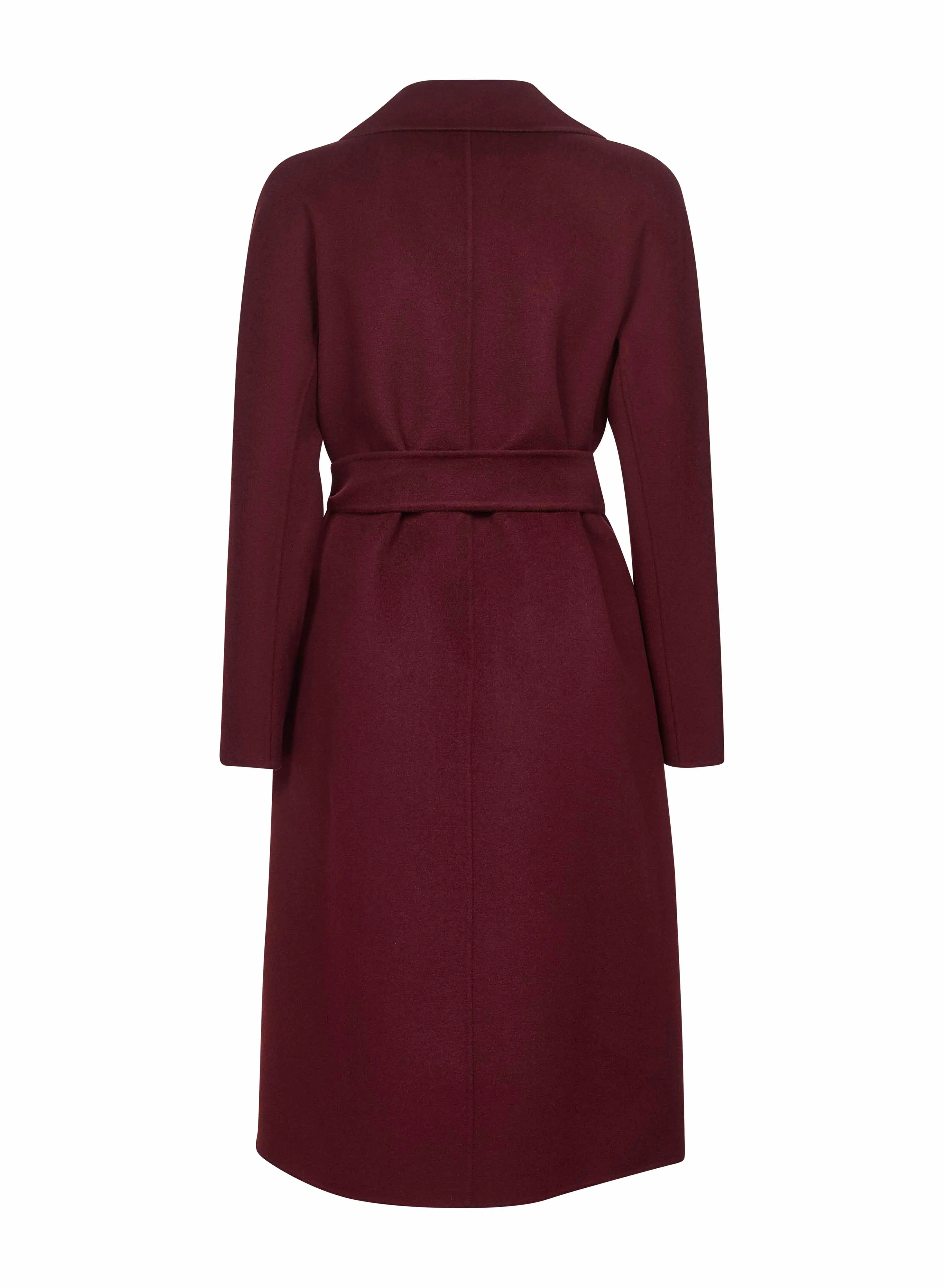Burgundy Drap Double Cloth Robe Coat sold by Lord & Taylor product image thumbnail 2