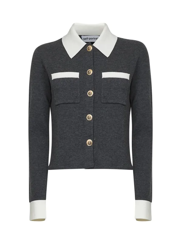 Grey Wool and Cashmere Blend Cardigan sold by Lord & Taylor