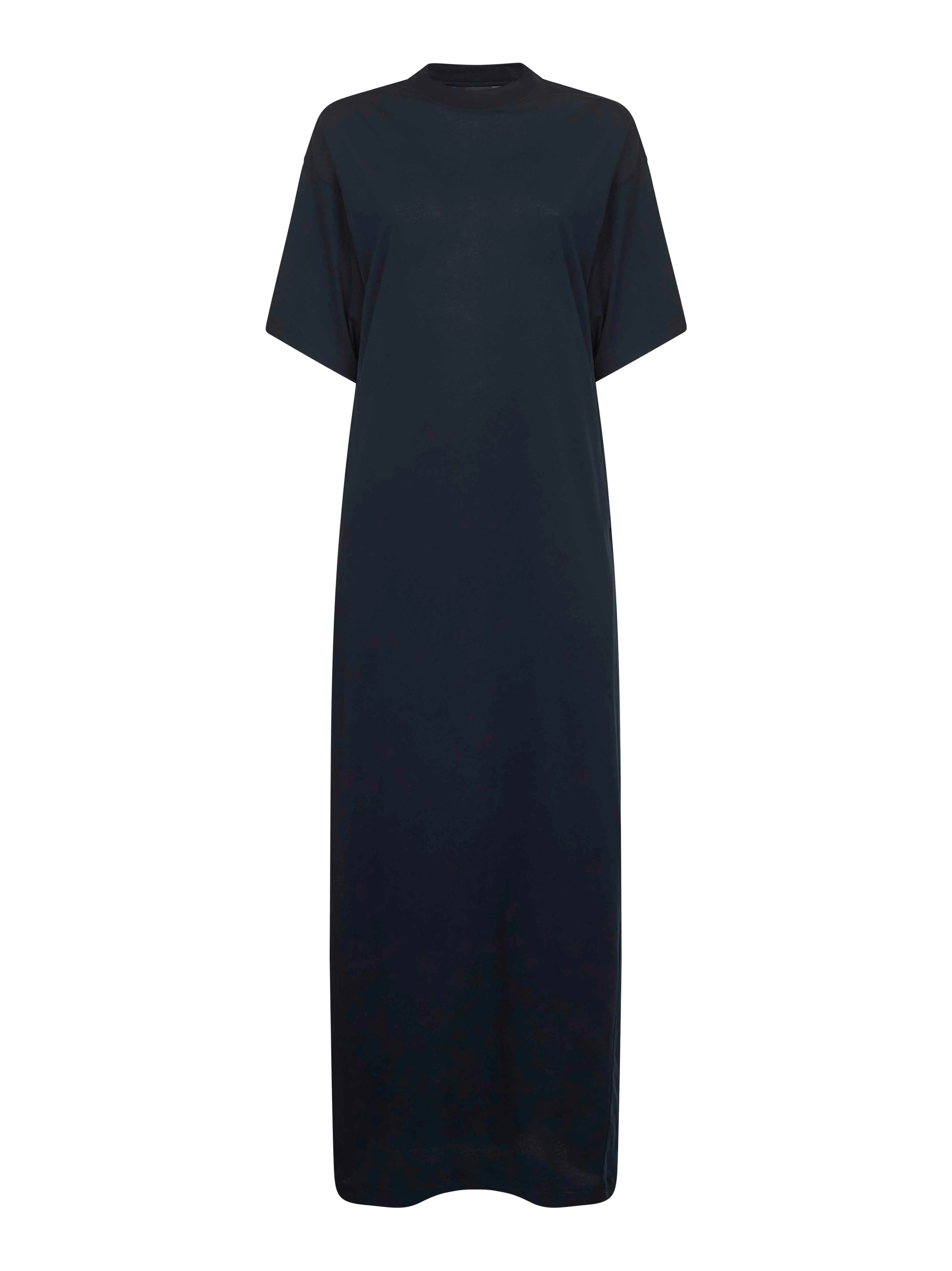 Black Jersey Maxi Cocoon Dress sold by Lord & Taylor