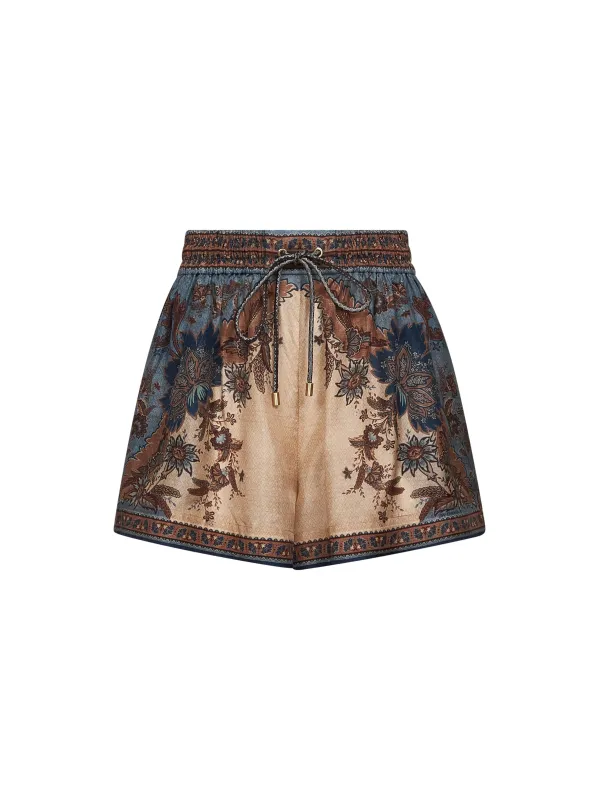 Indienne Floral Silk Ascension Shorts sold by Lord & Taylor